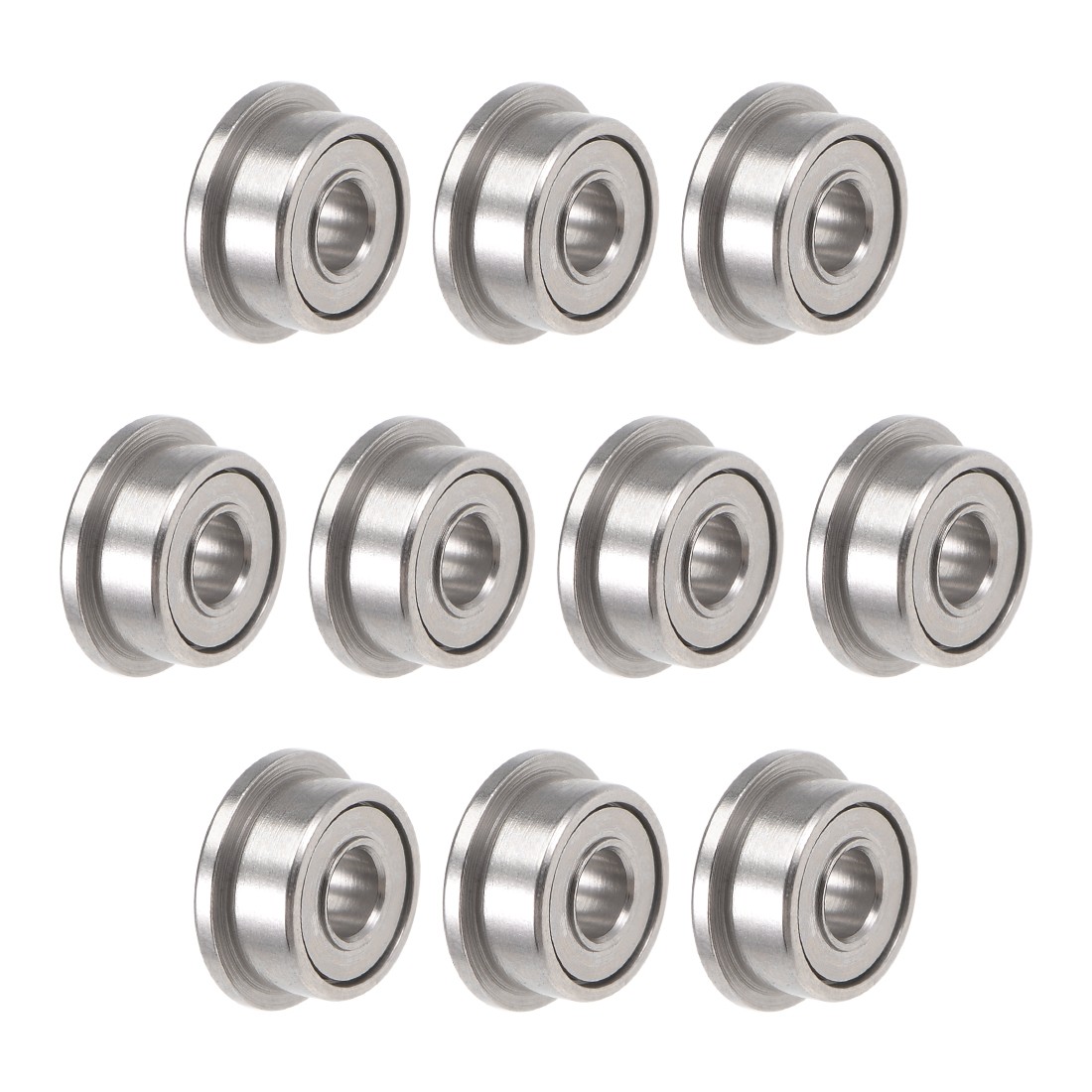 MF52ZZ Flange Ball Bearing 2x5x2.5mm Full Complement Bearings 10pcs