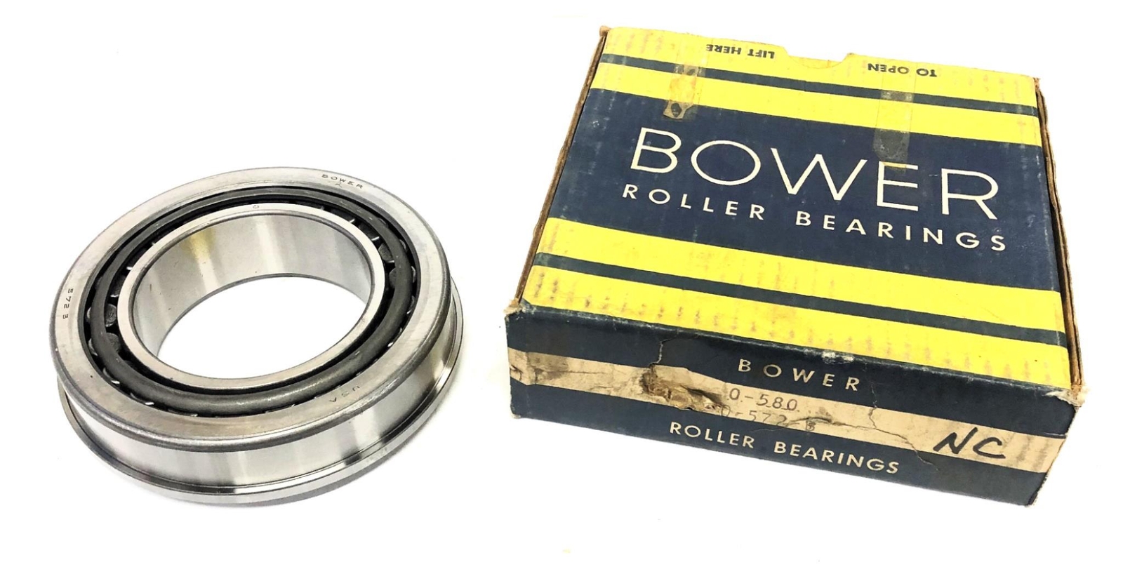 Bower Tapered Roller Bearing 580/572B NOS