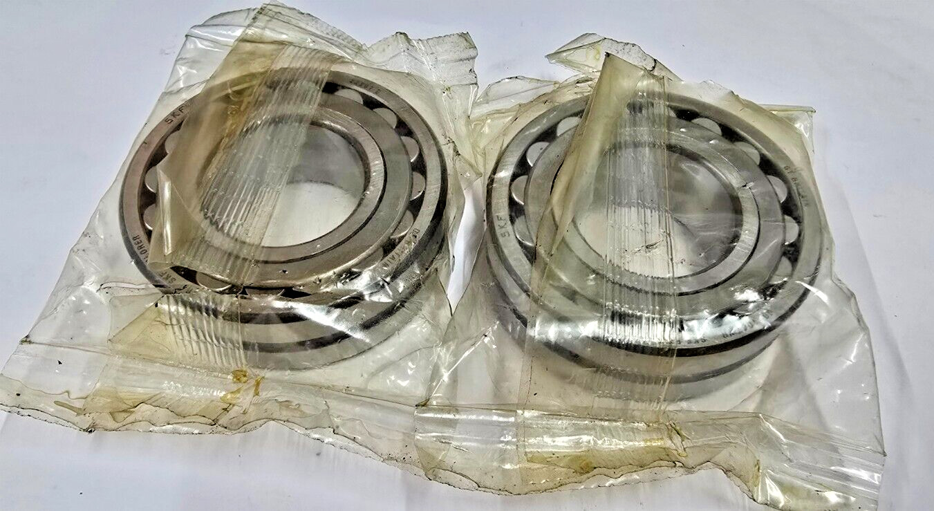 22207 E W33 SPHERICAL ROLLER BEARING 35x72x23mm SKF GREAT BRITAIN 22207E 2pc LOT