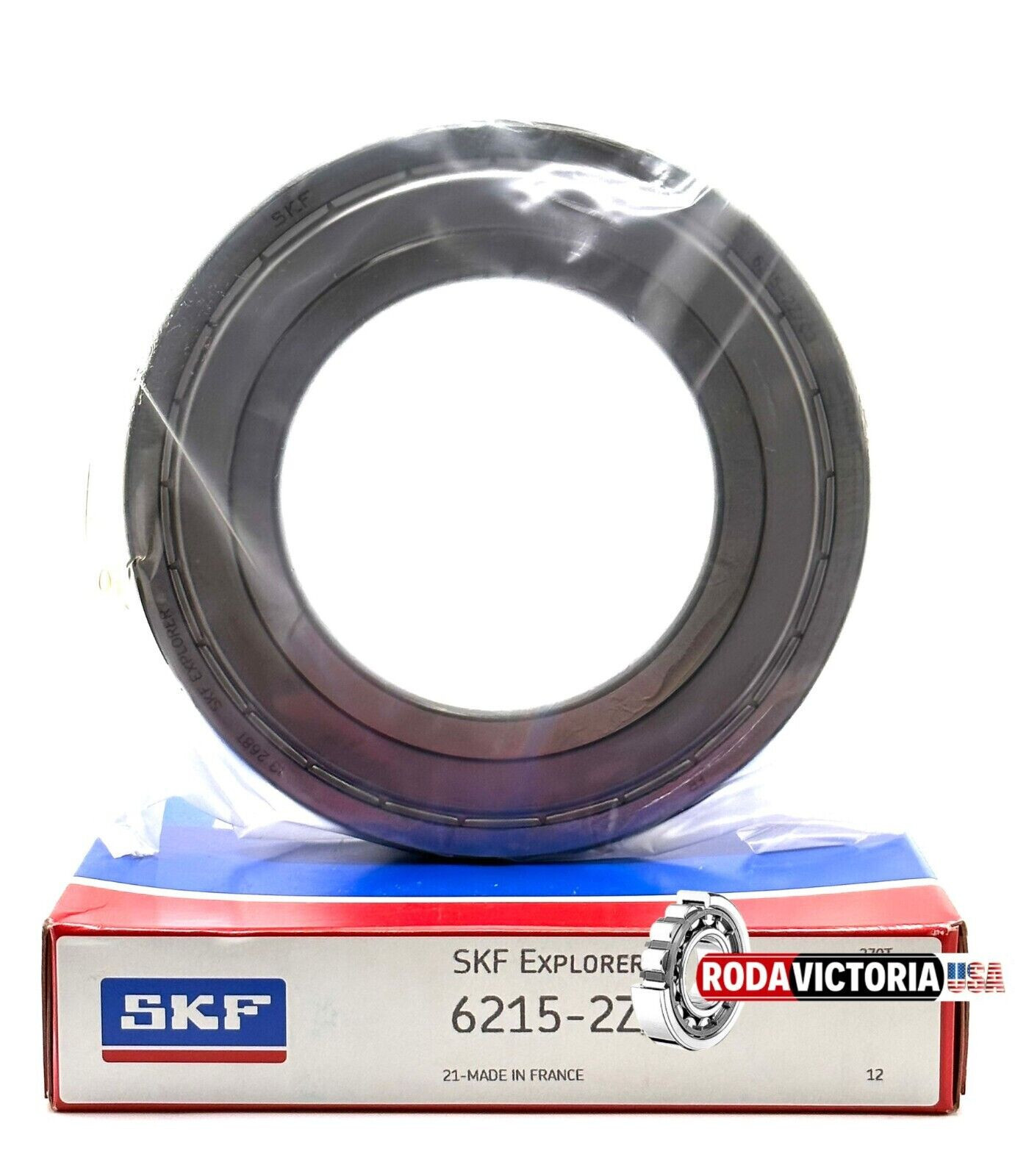 SKF 6215 2Z DEEP GROOVE BALL BEARING, METAL SHIELDED 75x130x25mm 6215 ZZ