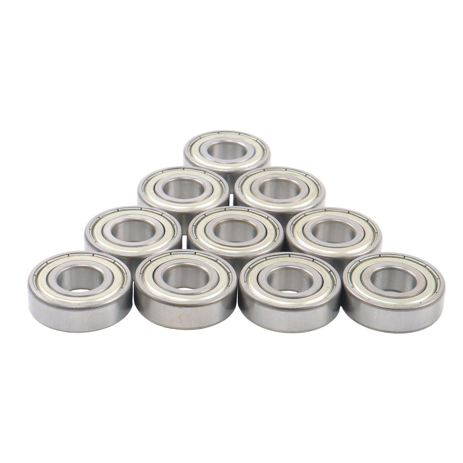10Pcs 6204-ZZ Bearing 20×47×14mm Deep Groove Ball Bearing Double Metal Seals