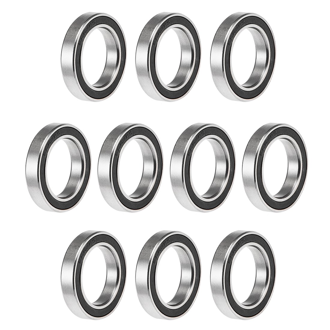 6803-2RS Deep Groove Ball Bearings 17mmx26mmx5mm Double Seal 10pcs