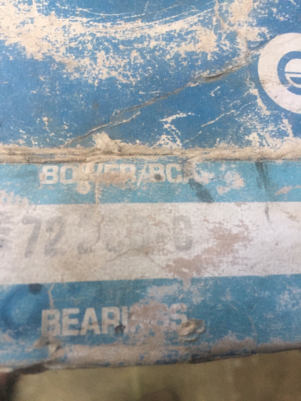 New In Plastic And Distressed Box Old Stock 72200C Bower Tapered Bearing