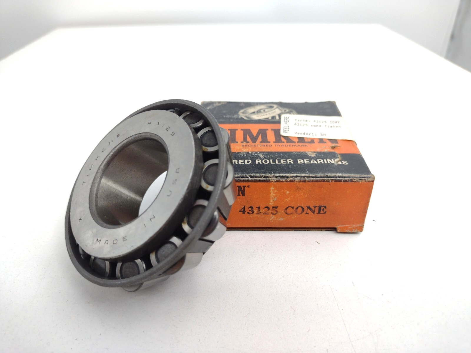 Timken 43125 Tapered Roller Bearing Cone 1-1/4 in inch Bore