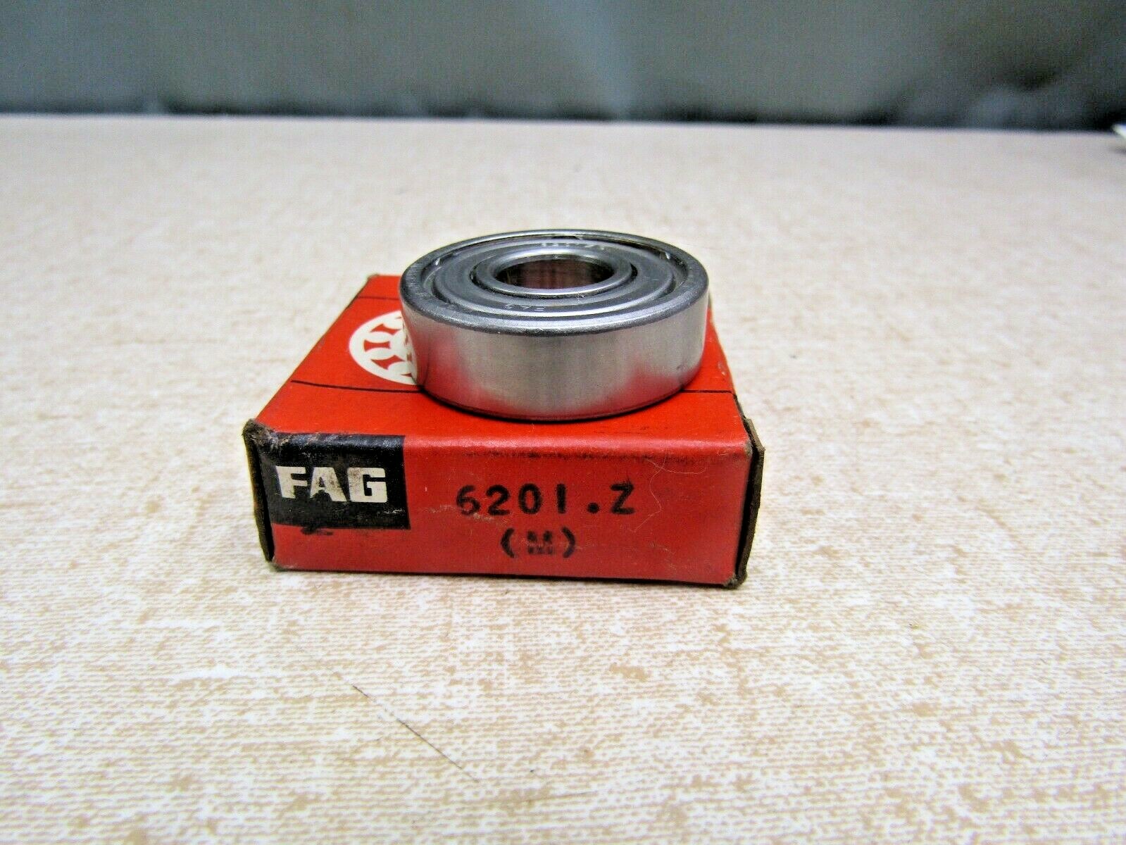 FAG USA 6201-Z 12mm X 32mmX10mm Deep Groove Bearing 1 Metal Shield