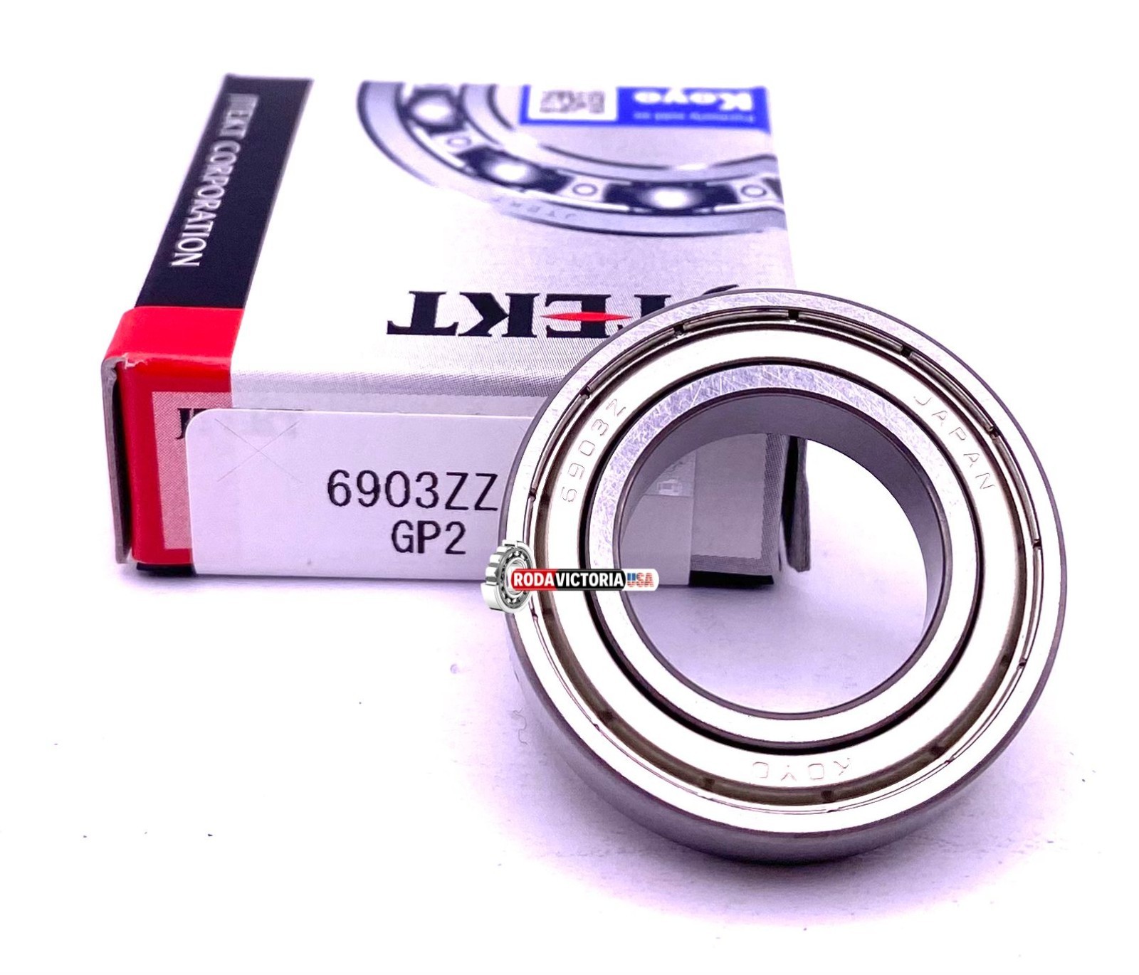 KOYO 6903 ZZ C3 Deep Groove Ball Bearing, Metal Shielded 61903-ZZ 17x30x7 mm