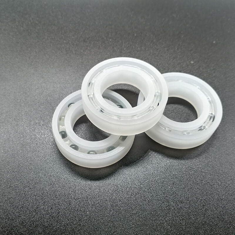 Deep Groove Ball Bearings PP Plastic Bearing Glass Ball Nylon Cage Insulation