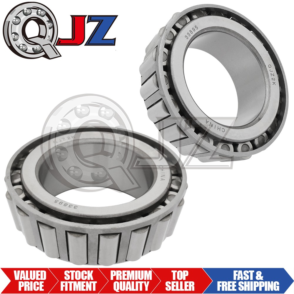 [2-Pack] 33895 Tapered Roller Bearing Single Cone [2-1/8 in Bore x 1-1/8 in W]
