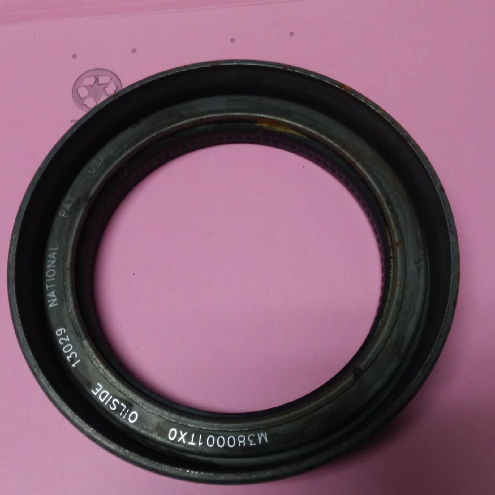 TIMKEN NATIONAL SEALS 380001A Silicone Oil Seal – Solid 3.500 in Shaft, 4.847 in