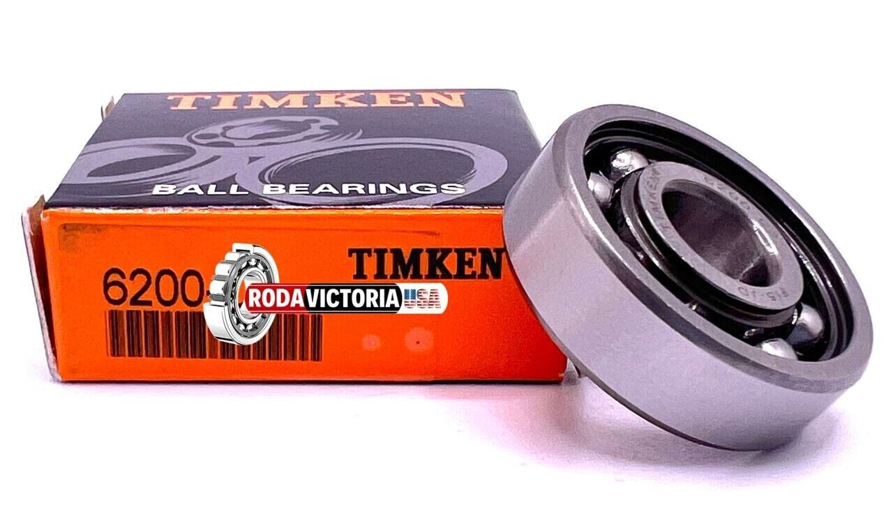 TIMKEN 6200 C3 DEEP GROOVE BALL BEARING, OPEN TYPE, NO SEALS 10x30x9mm