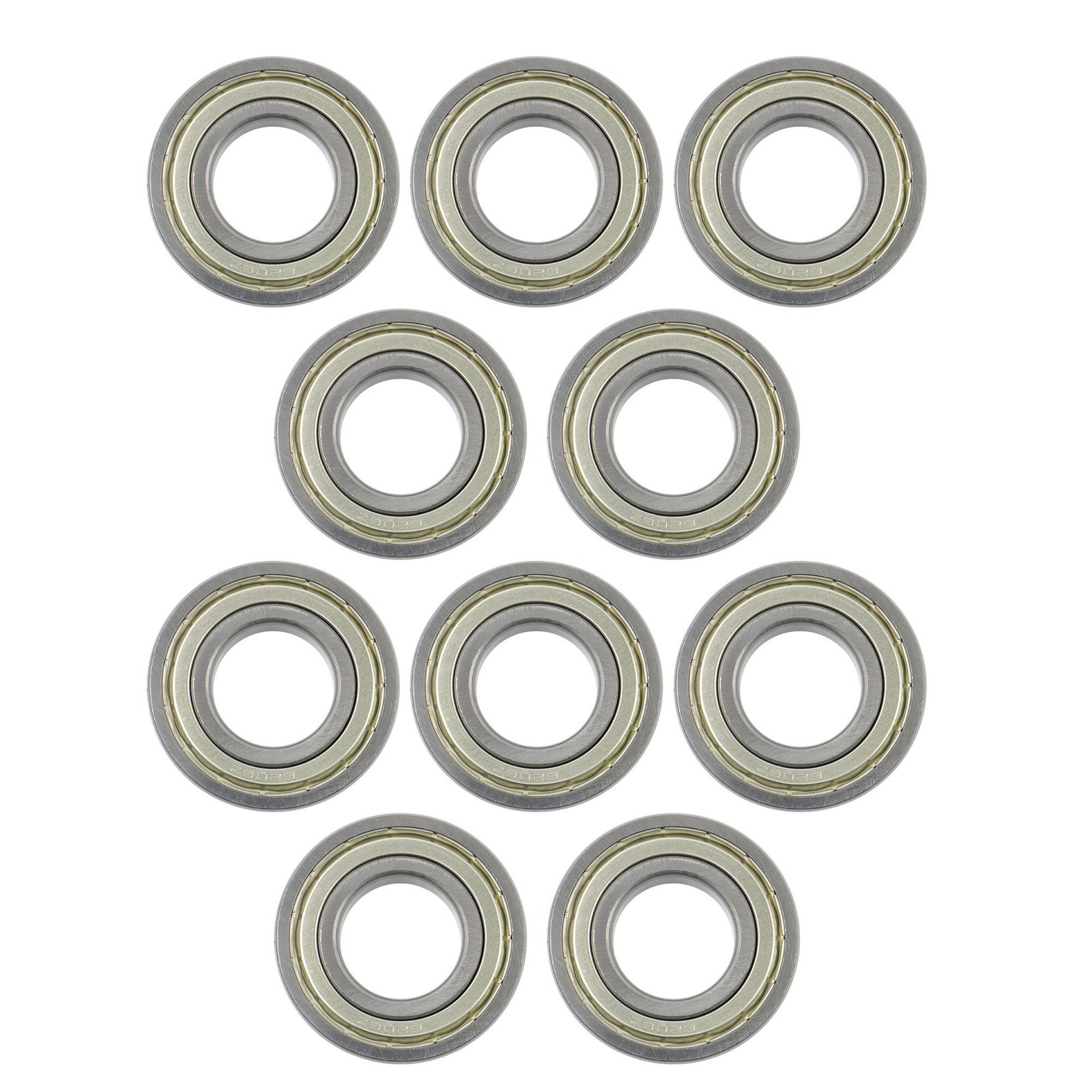 6206-ZZ Ball Bearing 30x62x16mm 10 Pcs Premium Metal Shielded Deep Groove