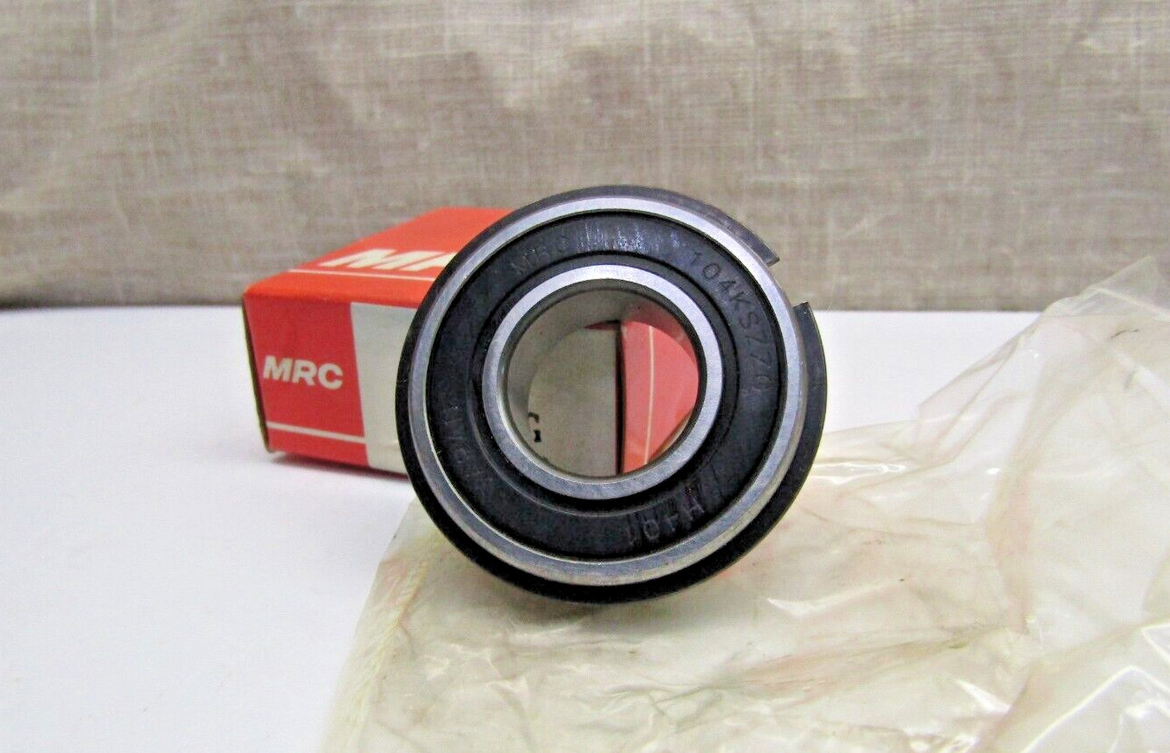 MRC SKF 104KSZZG 20mm X 42mm X 12mm Sealed Snap Ring Bearing