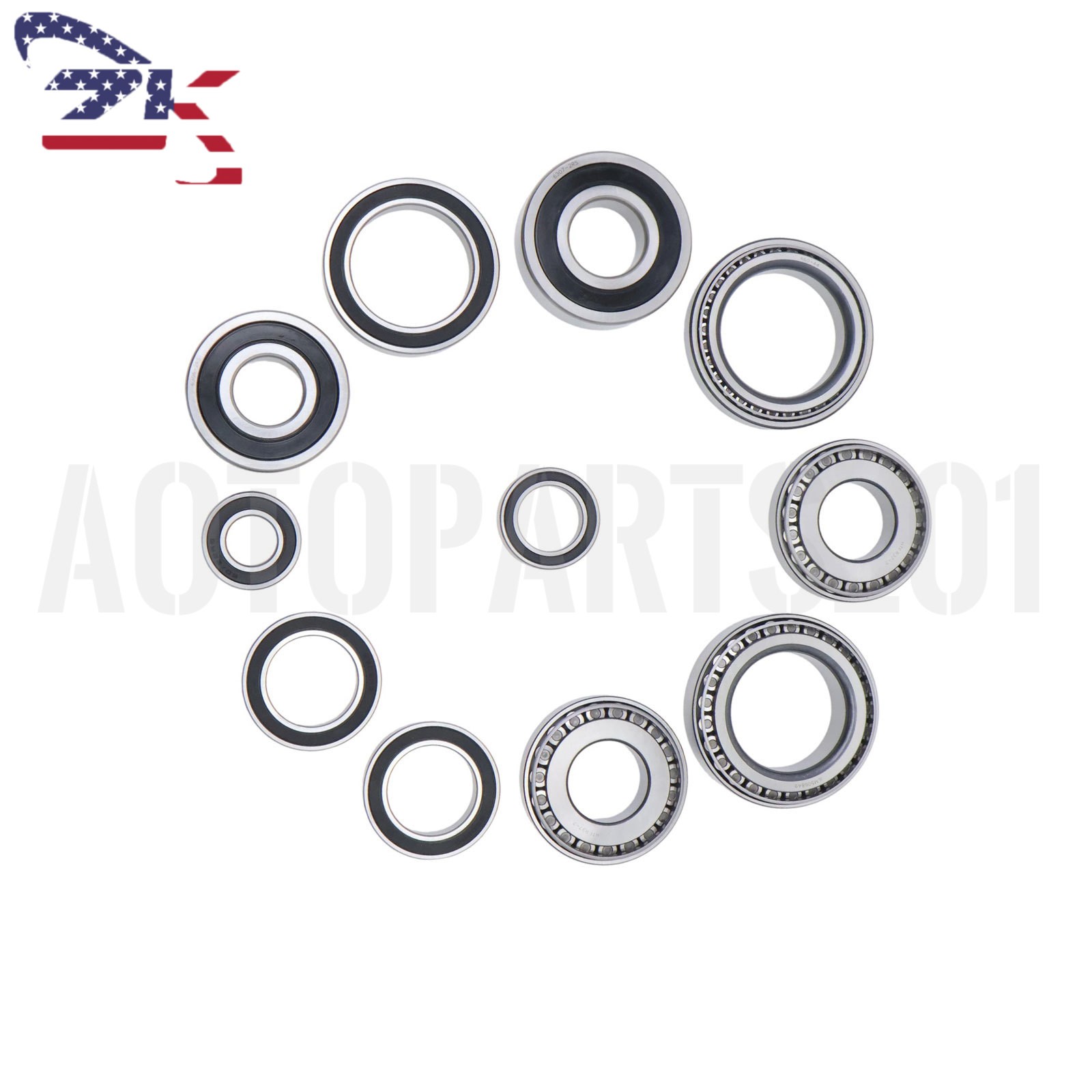 11Pcs HF35 Transmission Set Of Bearings New For C-max Fusion Lincoln Hybrid
