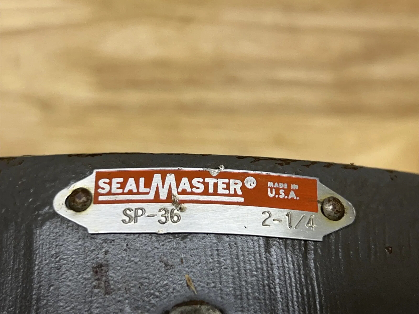 SEALMASTER SP-36 , NEW PILLOW BLOCK BEARING, BORE: 2-1/4″