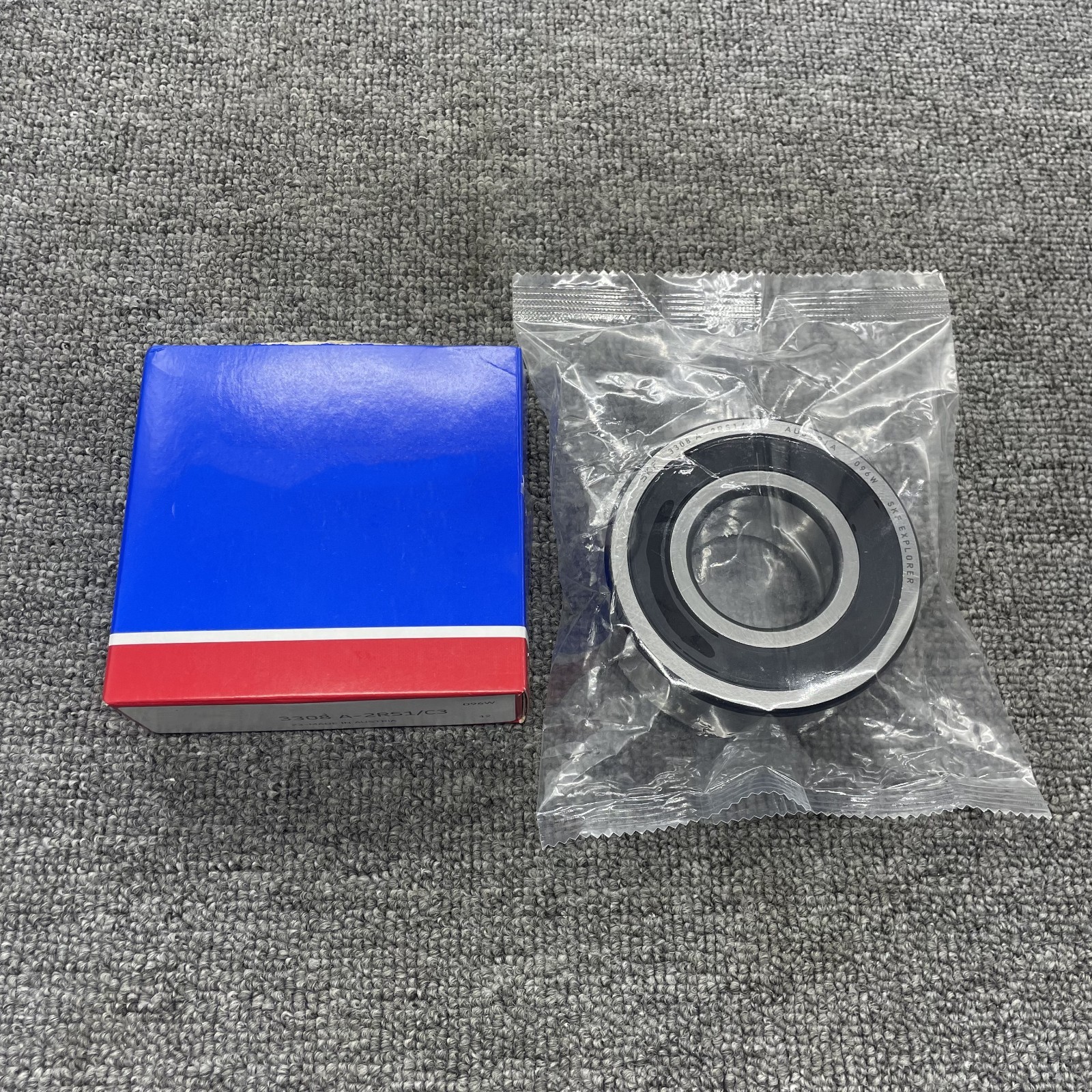 3308 A 2RS1/C3 Double Row Angular Contact Ball Bearing Fits For SKF 40x90x36.5mm