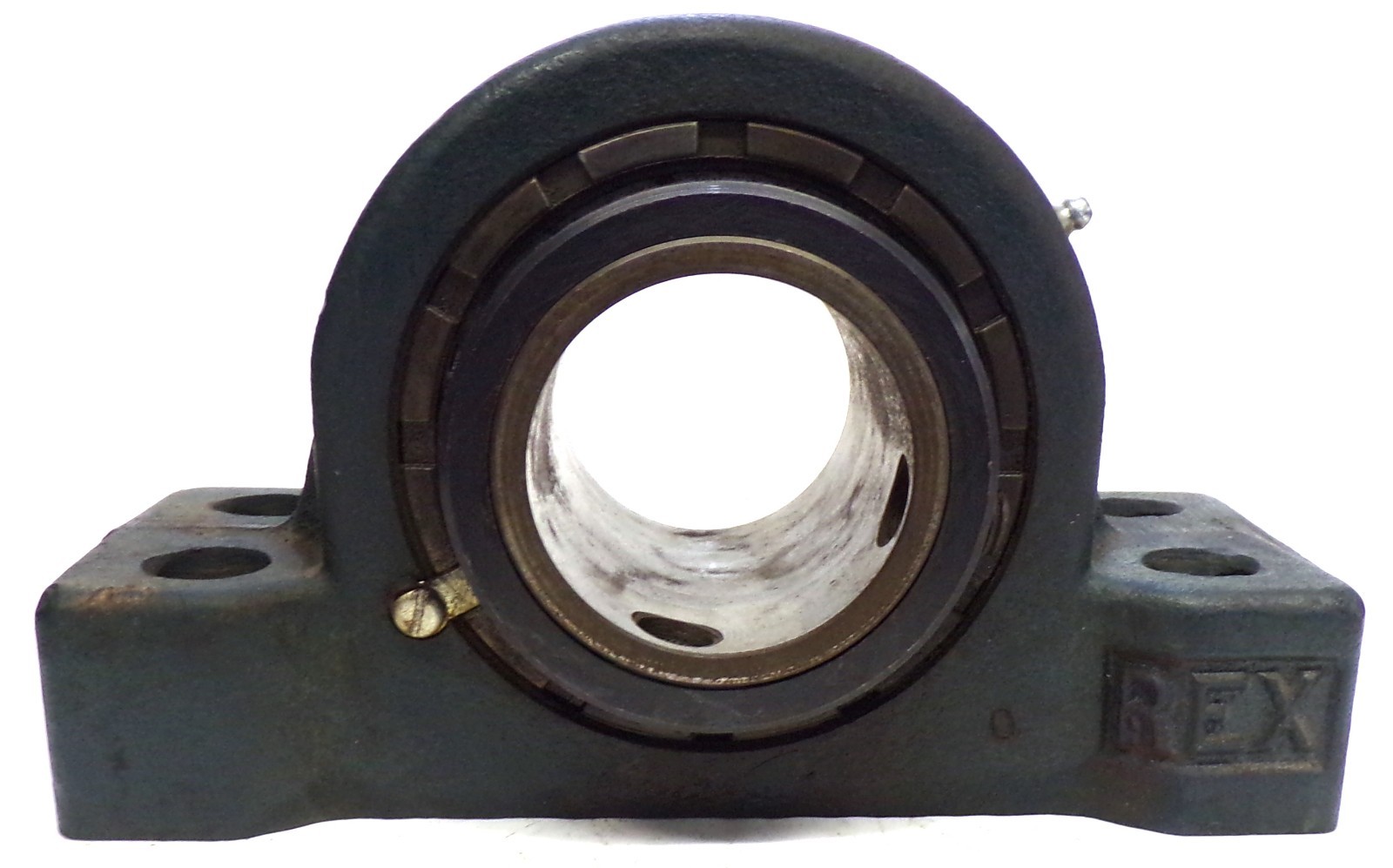 REXNORD ROLLER BEARING PILLOW BLOCK ZA-2207-F, 2207, BORE DIAMETER 2.4375″