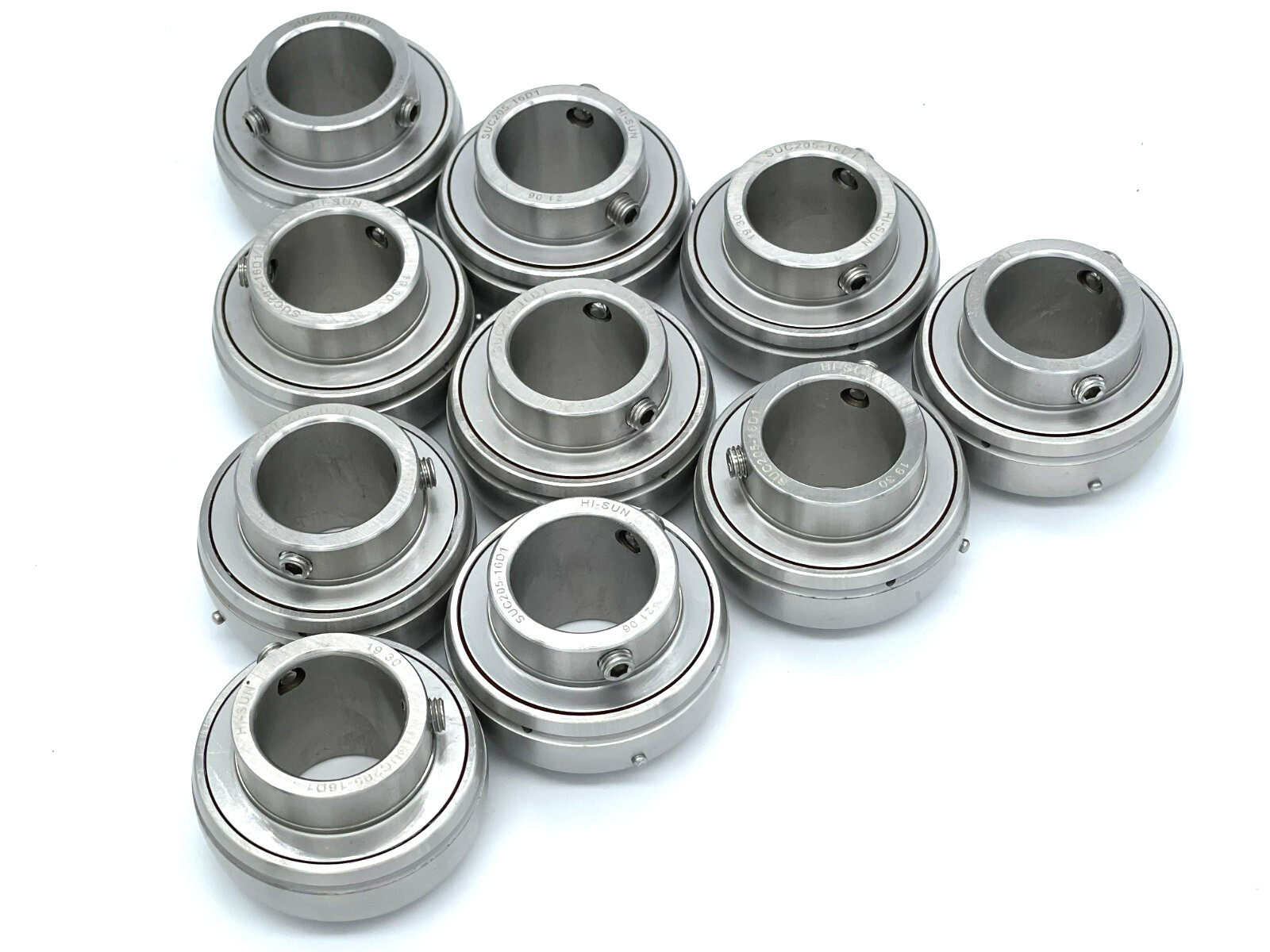 10PCS SUC205-16 D1 1″ Insert Stainless Bearing HI-SUN