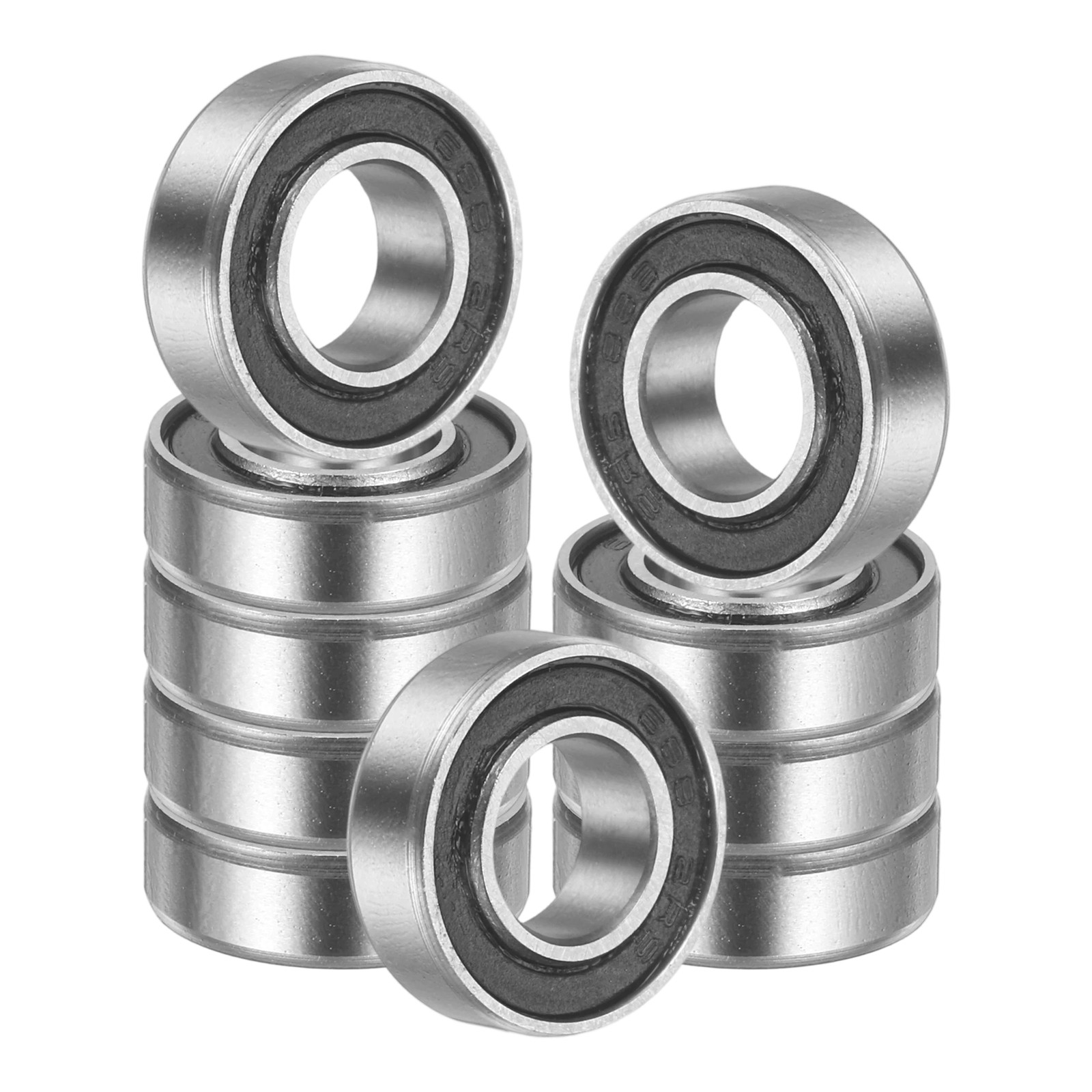 10 Pack 8 x 16 x 5mm 688 2RS Deep Groove Ball Bearings ABEC5