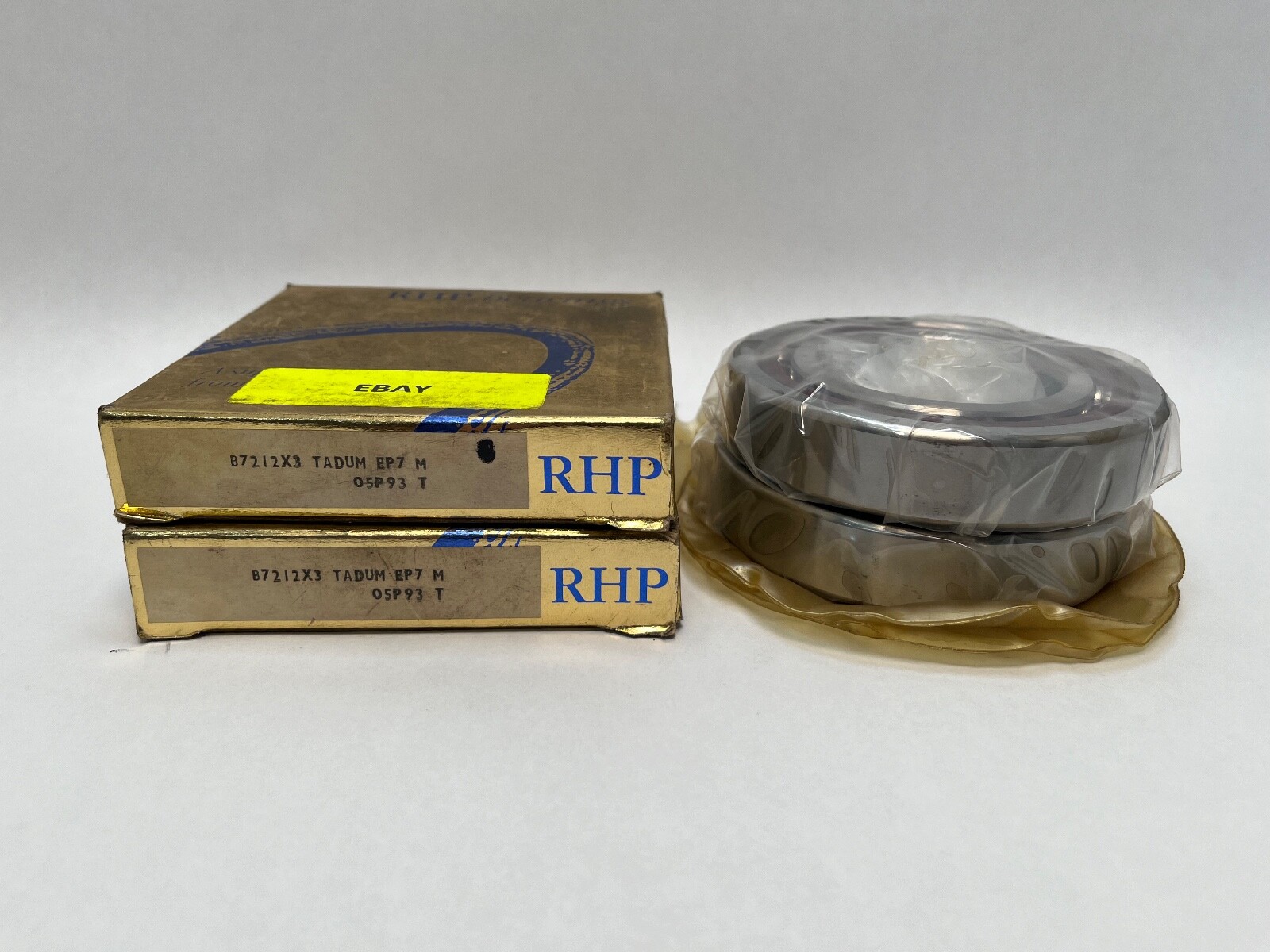 RHP 7212ETDUMP4 Bearing 60x110x22mm 7212-E-T-DUM-P4 England 2 Pcs
