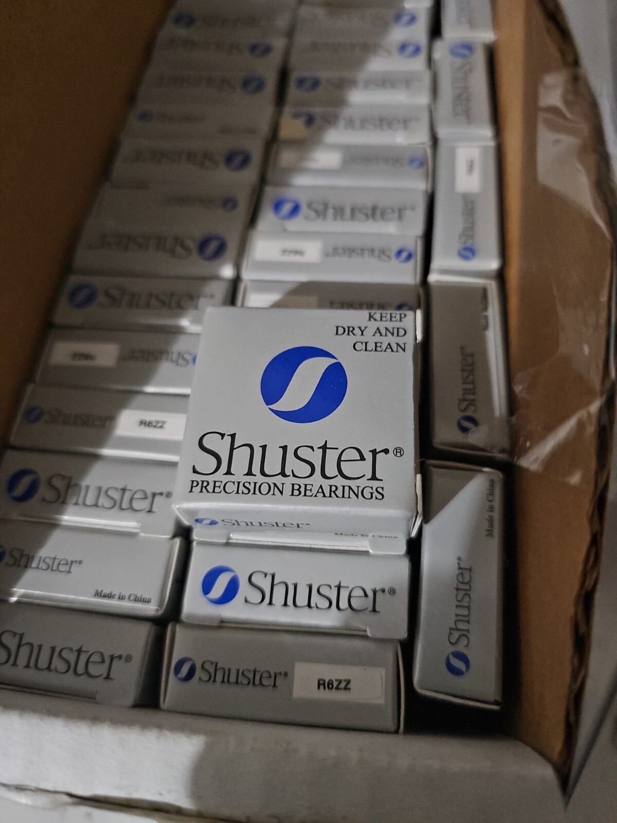 SHUSTER R6ZZ New Single Row Ball Bearing ( Lot Of 5 )