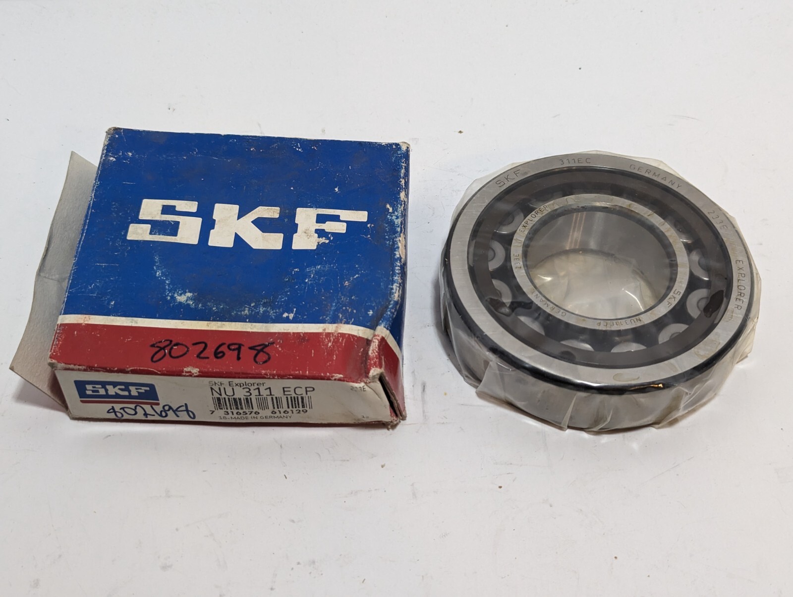 SKF Explorer NU 311 ECP Cylindrical Roller Bearing