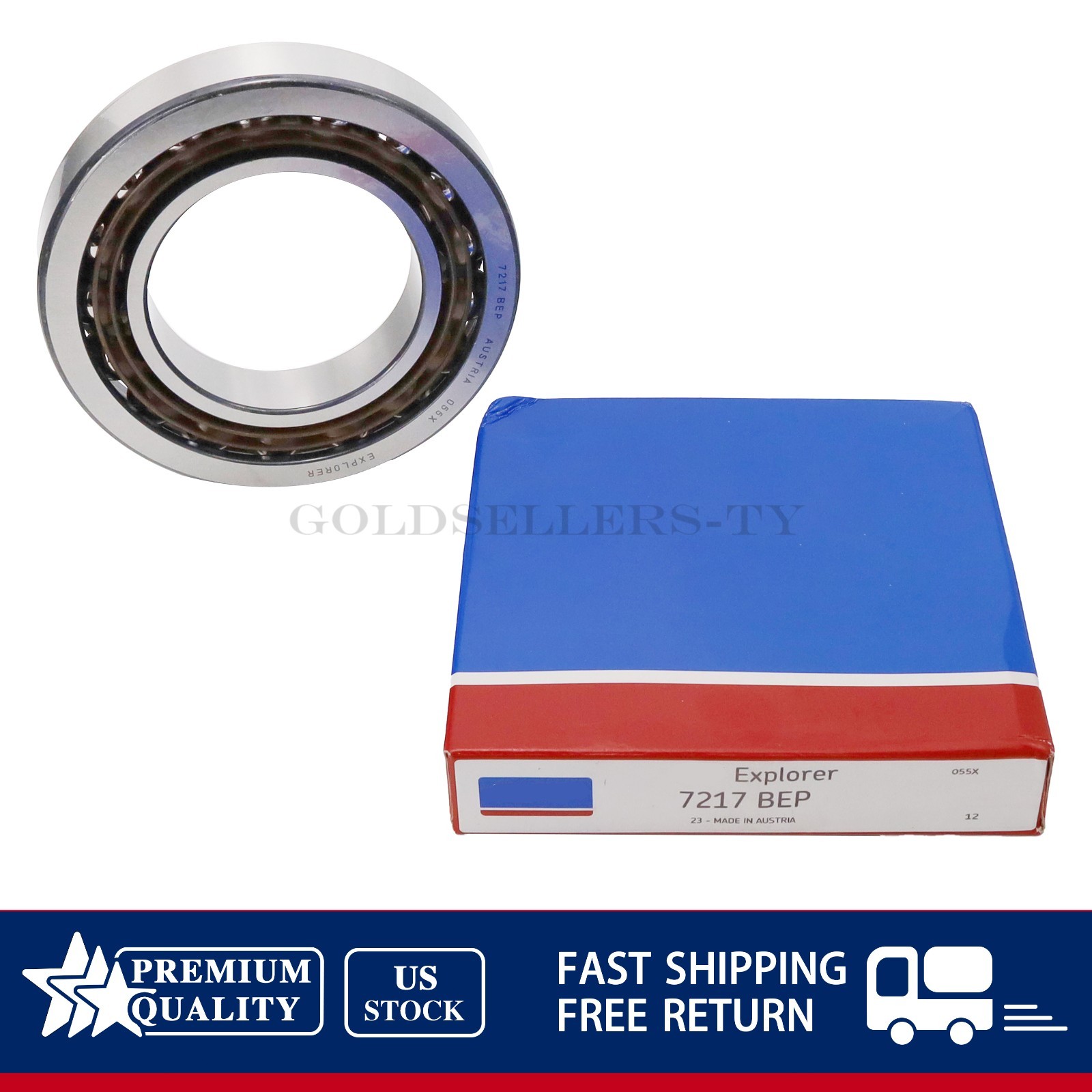 NEW Angular Contact Bearing Fits SKF 7217 BEP 85mm Bore Fast Shipping US
