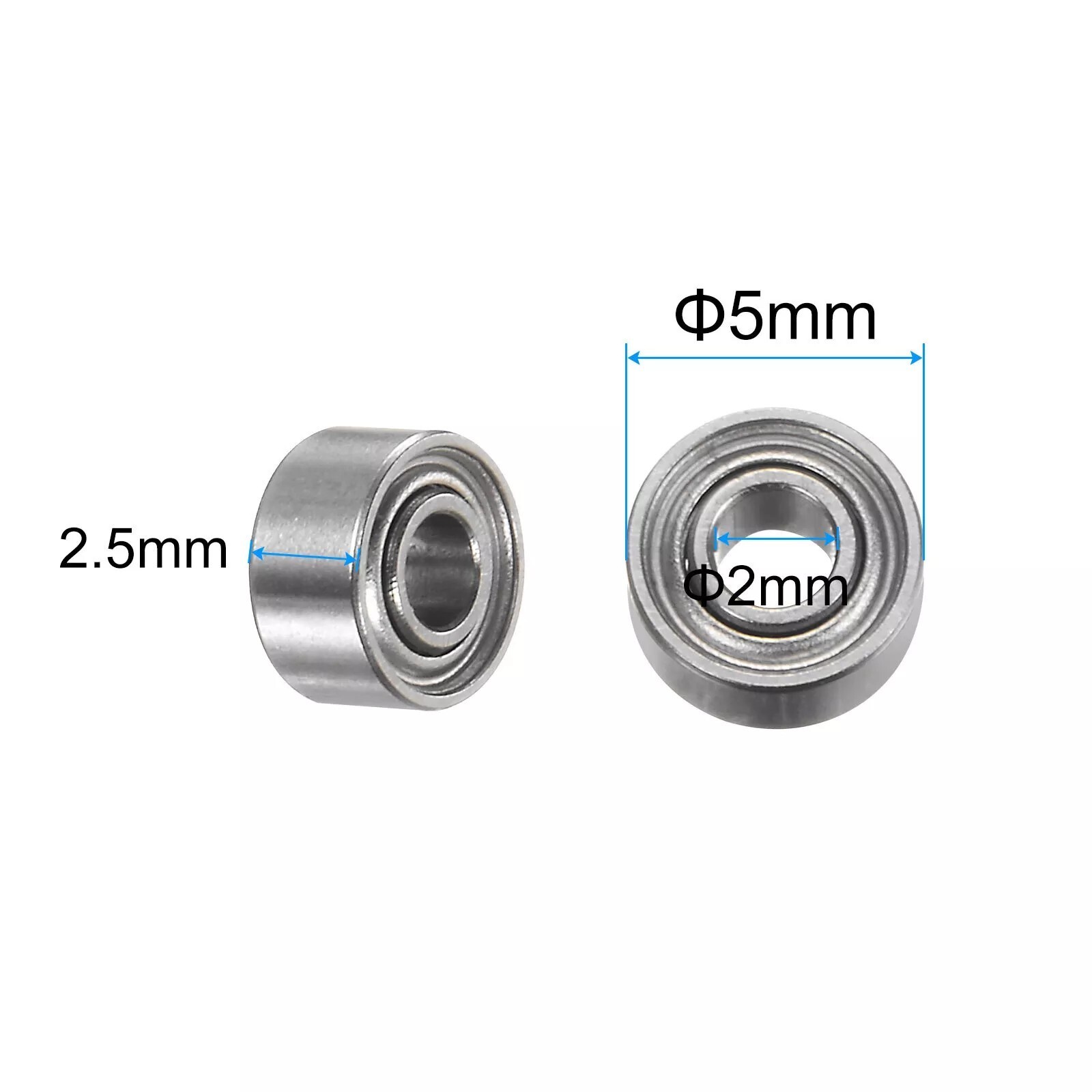 MR52 /62 /72 /63 /74 /84ZZ Bearings Chrome Steel Mini Bearing Double Shielded