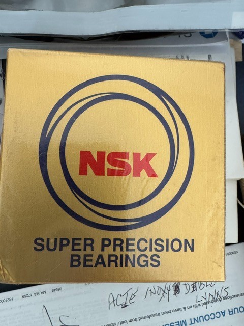 NSK 7010CTYNSULP4 Abec-7 Super Precision Spindle Bearings. (Set of Two) 7010