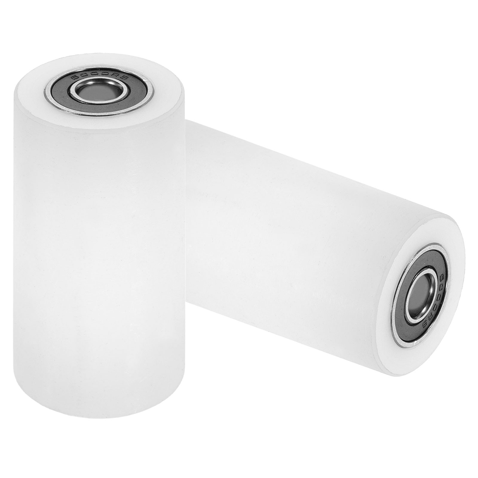 2Pcs Plastic Roller Wheel with Bearing, 3/8″x1-37/64″x3-5/32″ Bearing Pulley