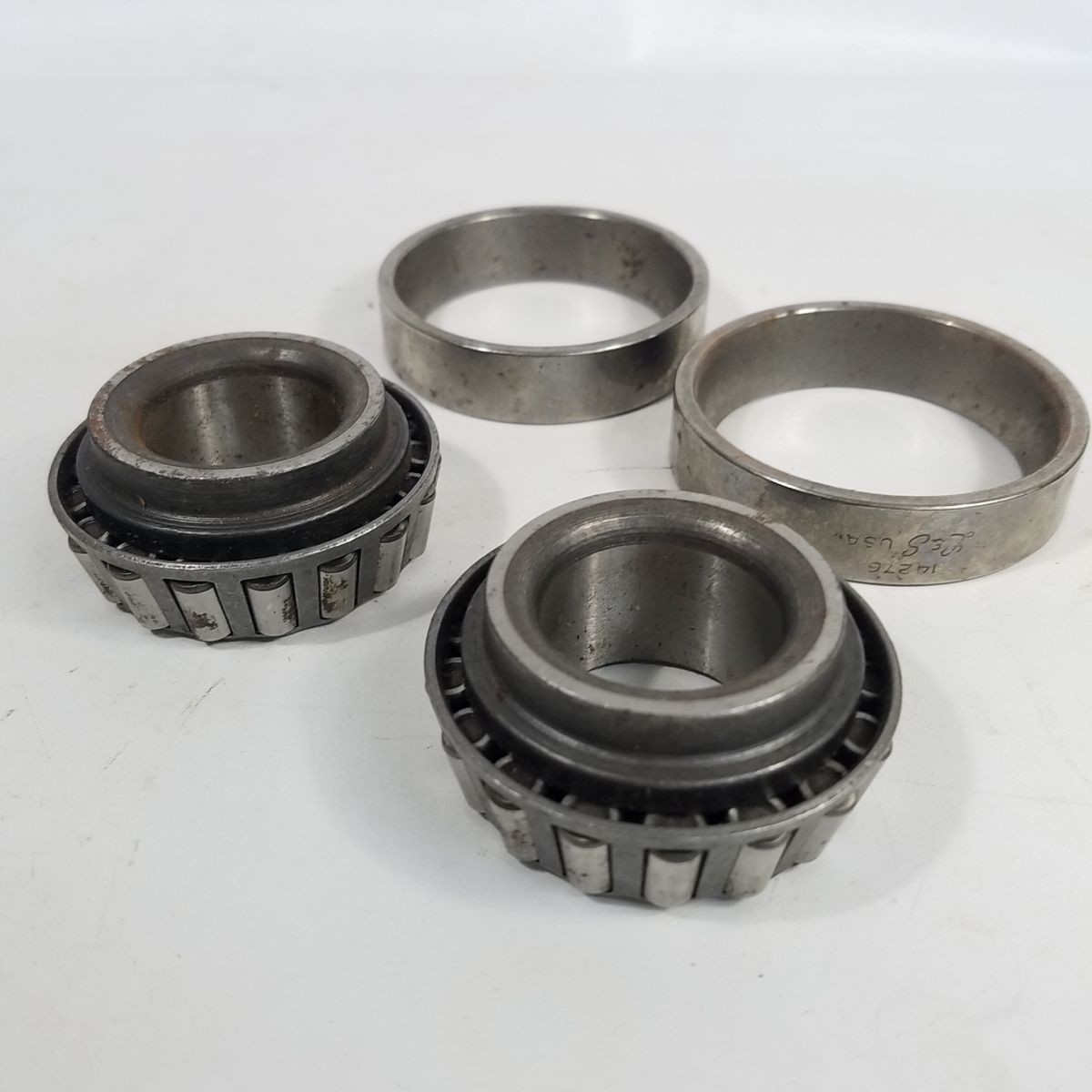Lot of 2 Bower Tapered Roller Bearing 14120 Made in USA L & S Cup 14276