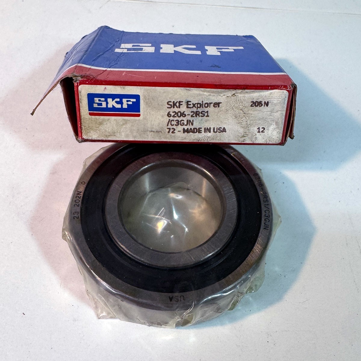 SKF 6206-2RS1/C3GJN Deep Groove Ball Bearing 30x62x16mm Double Rubber Seal New