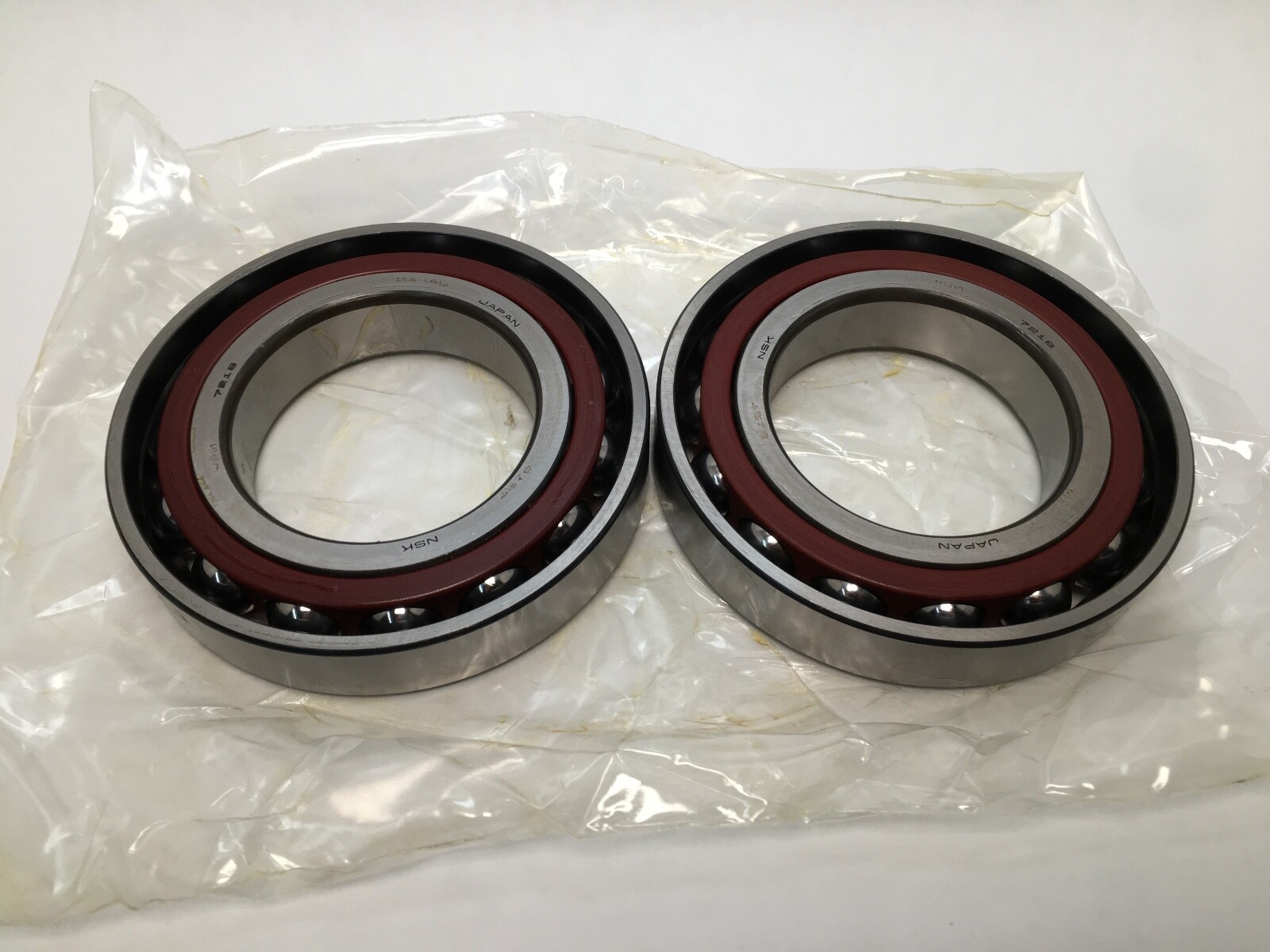 NSK 7218CTDBC7P5 Bearing 90x160x30 mm 7218-CT-DB-C7-P5 ABEC7 Japan 2 pcs