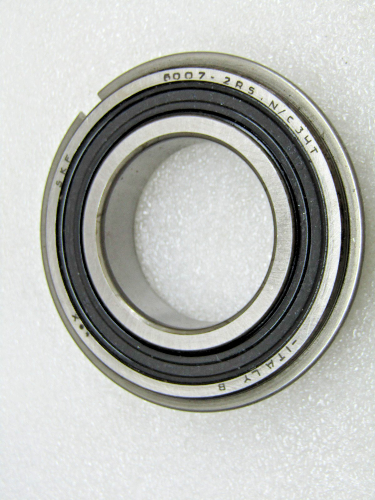 SKF 6007-2RSNR JEM 35 mm X 62 mm X 14 mm Sealed Snap Ring Bearing