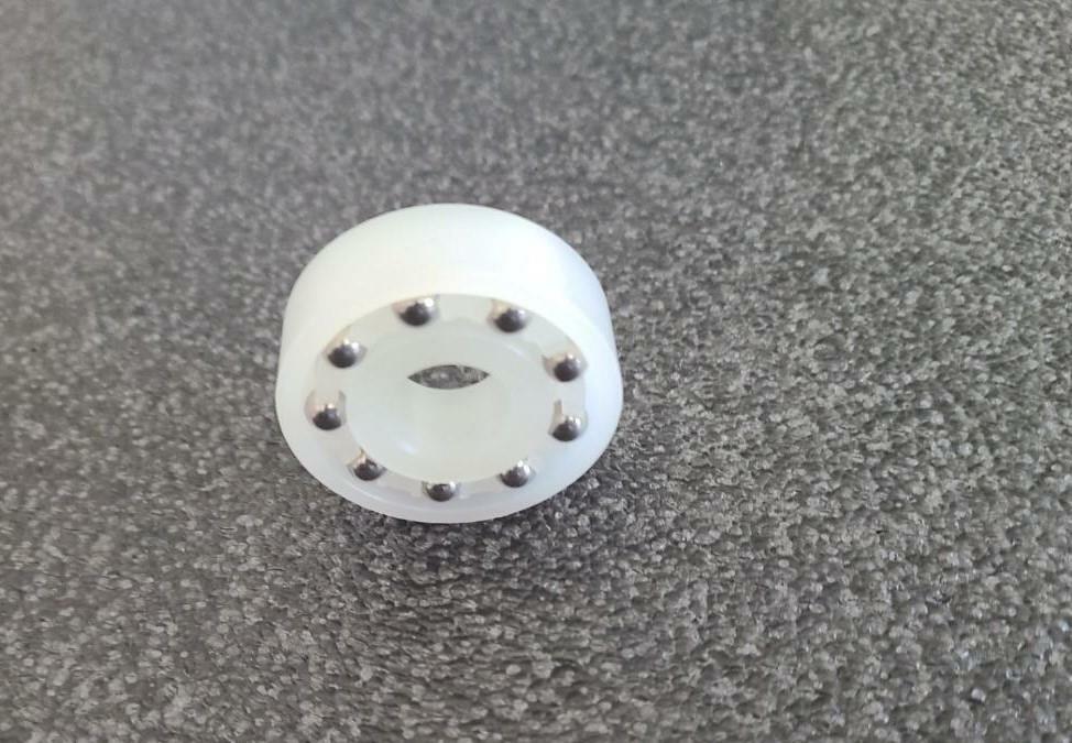 Kynar KR10BDR-6-1/2 Plastic Radial Ball Bearings w/ SS316 Balls