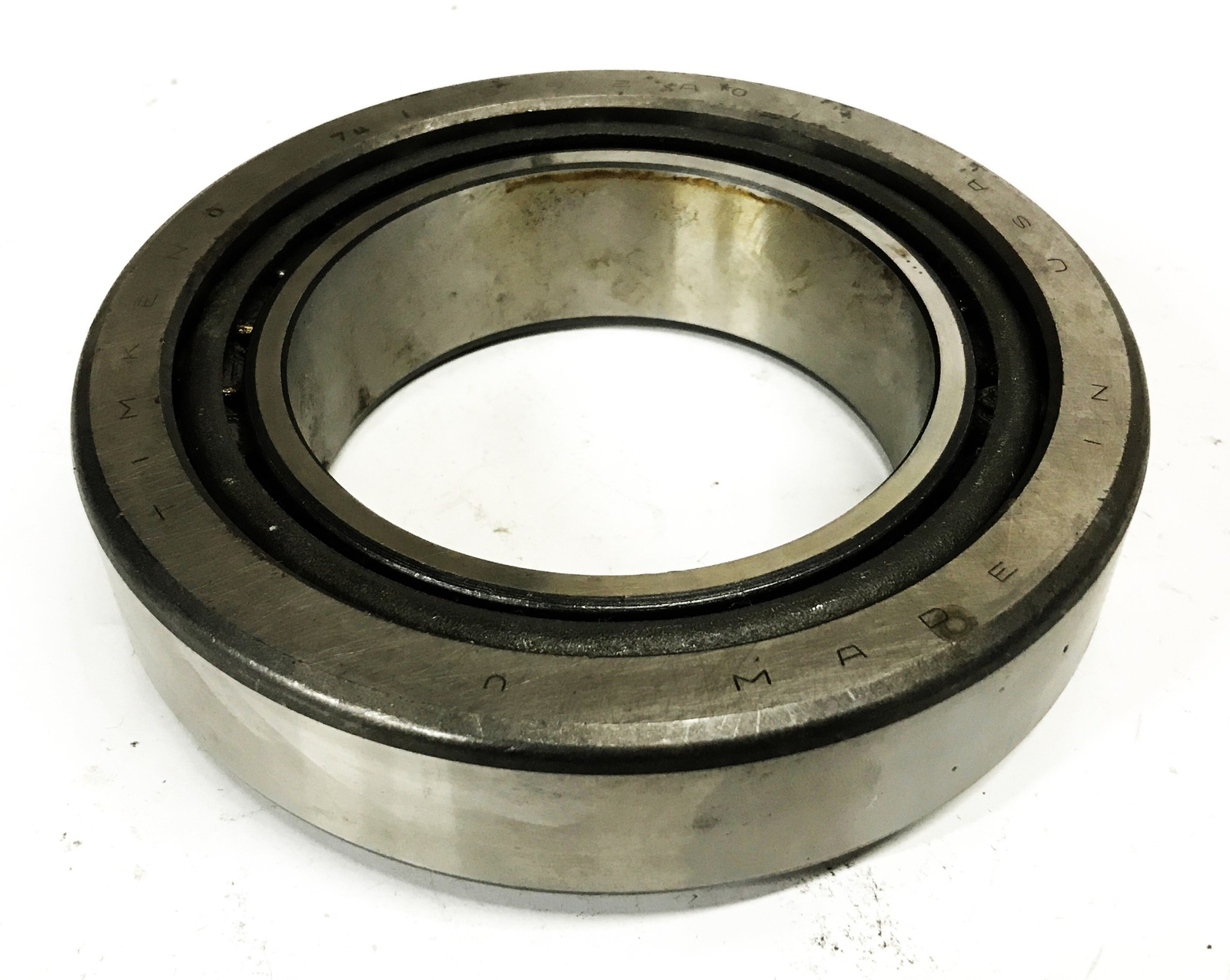 Timken Notched Tapered Roller Bearing Cone and Cup Assembly 596W-03/592A NOS