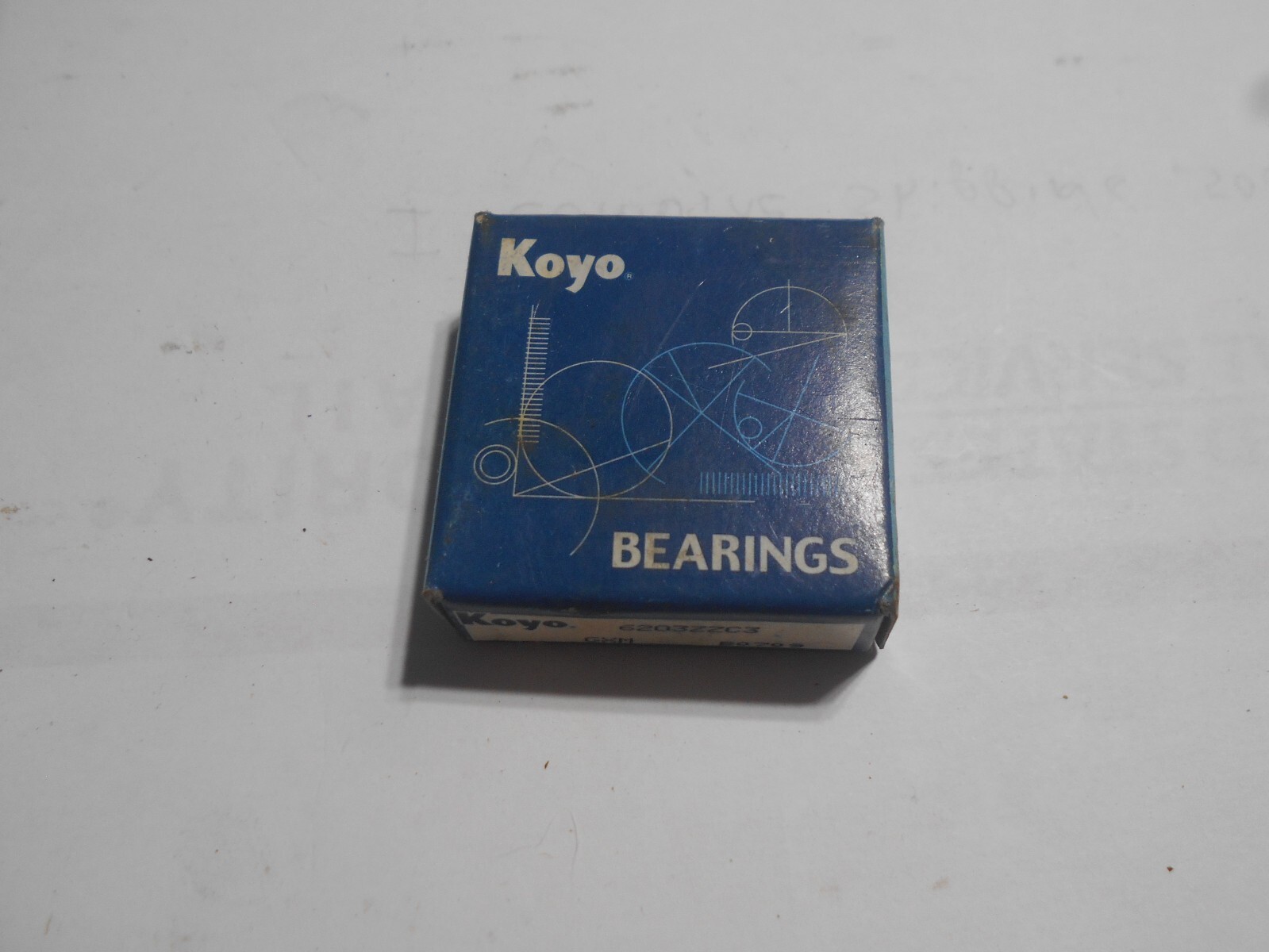 Koyo 6203ZZC3 Single Row Ball Bearing, Double Shielded, 17mm x 40mm x 12mm