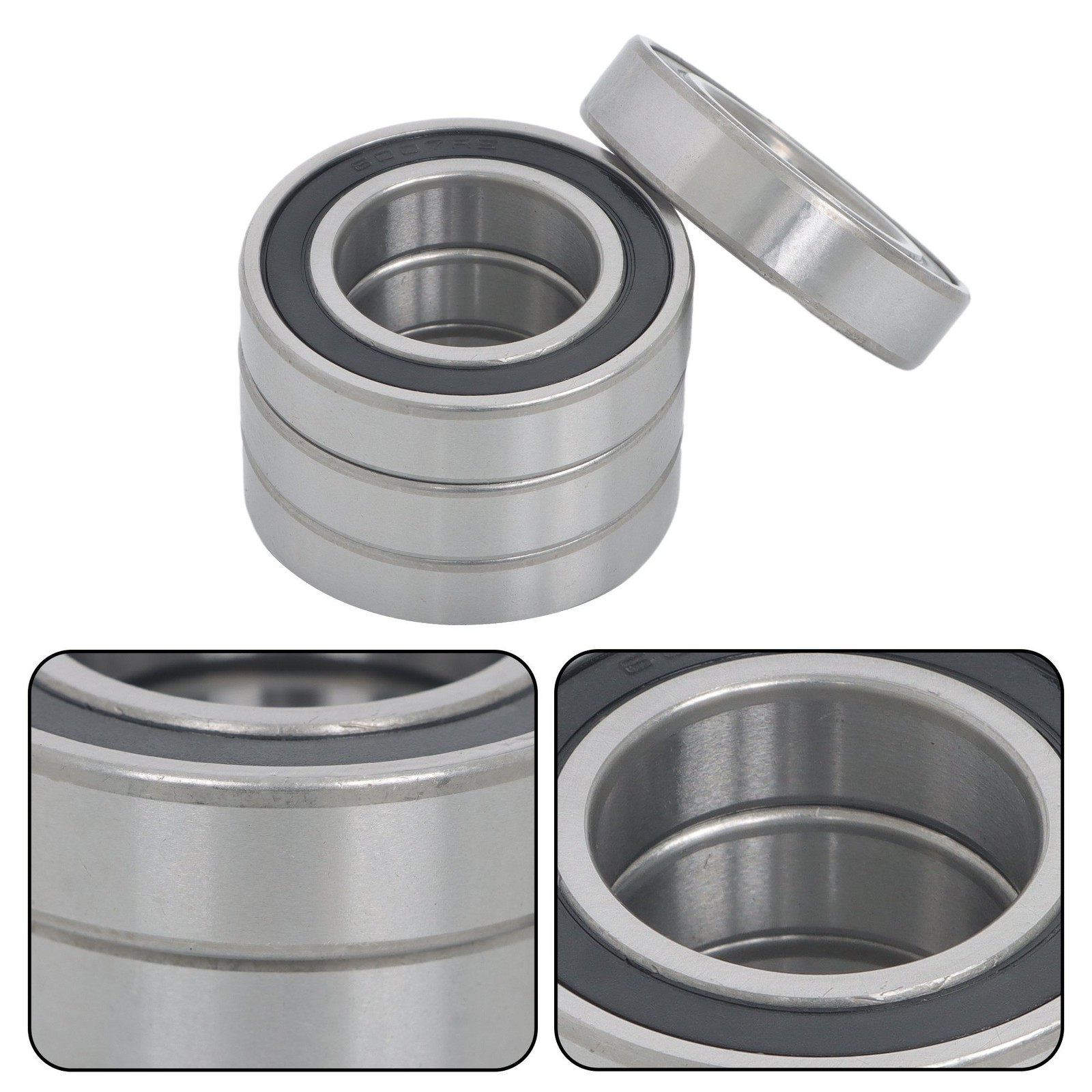 6007-2RS Deep Groove Bearings 10pcs 35x62x14mm Rubber Sealed Set