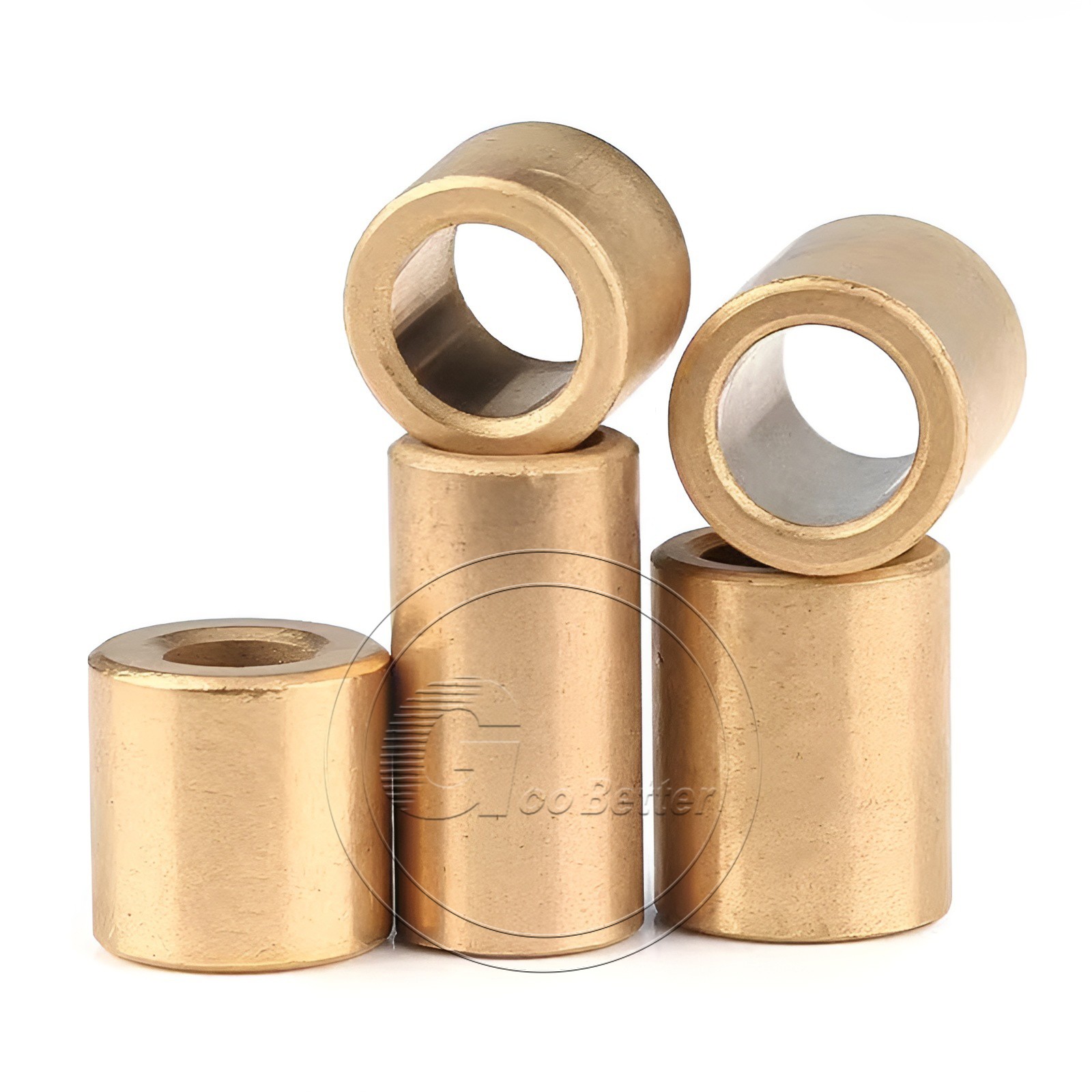 Metric Plain Oil Filled Sintered Bronze Bushes – Bore 16mm to 60mm – Choose Size