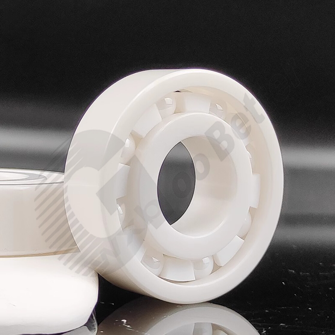 White Ball Bearing Full Ceramic ID=8mm~35mm ZrO₂ Zirconia Oxide Ball Bearings