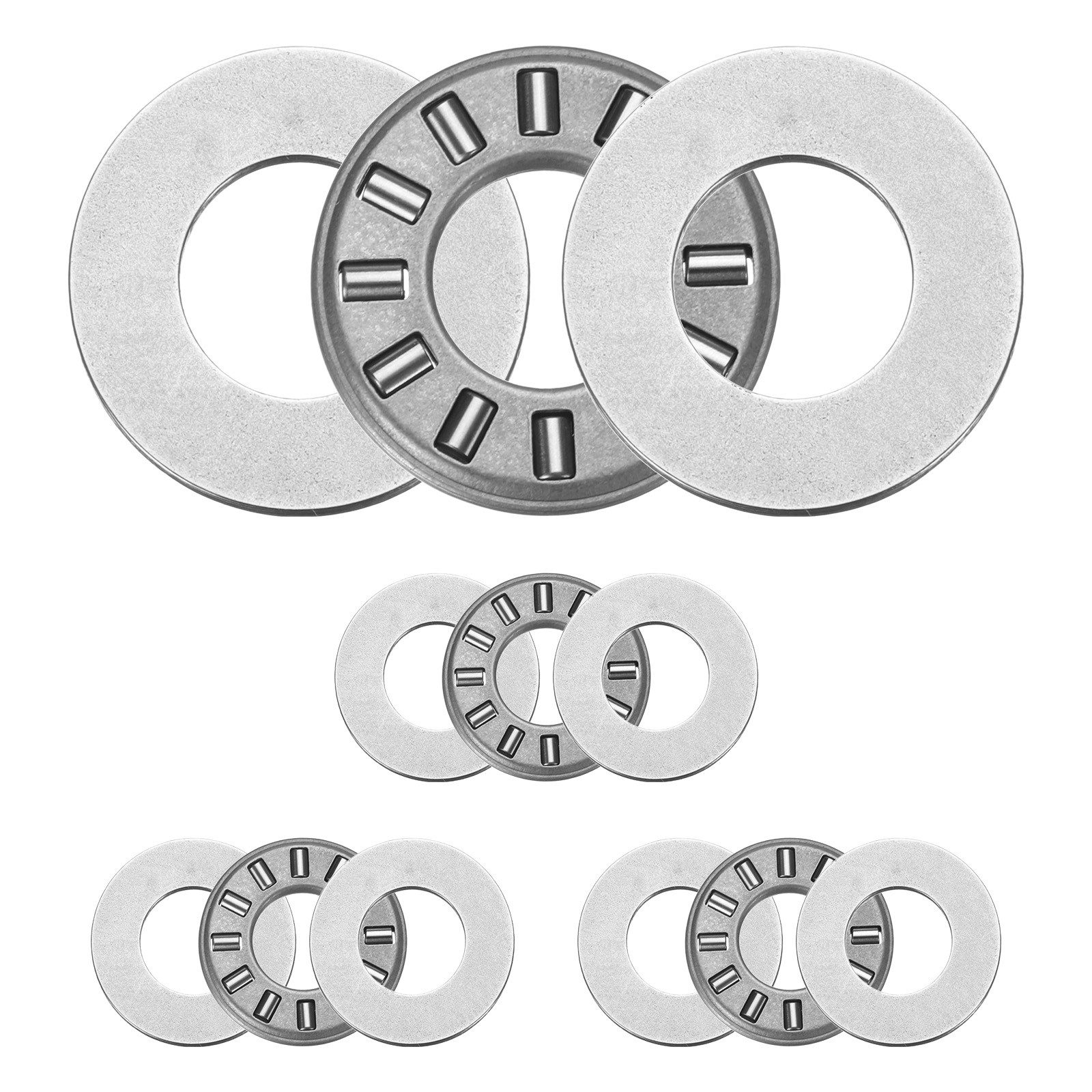 4 Sets NTA512+2TRA Thrust Needle Roller Bearings 5/16×3/4×5/64, P5 (ABEC 5)