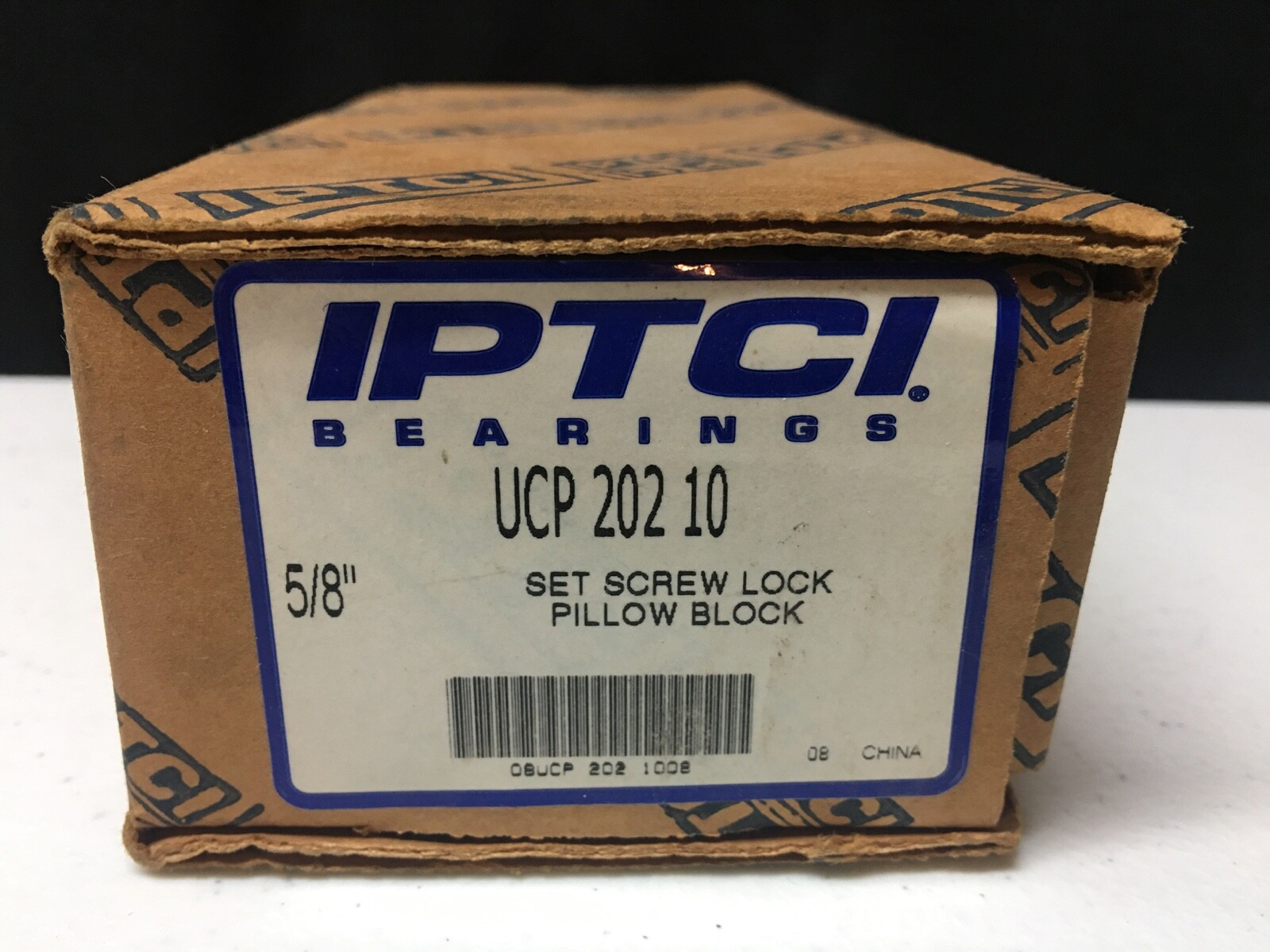 IPTCI Bearing Pillow Block UCP202-10 Set Screw Lock 5/8″ Bore Cast Iron
