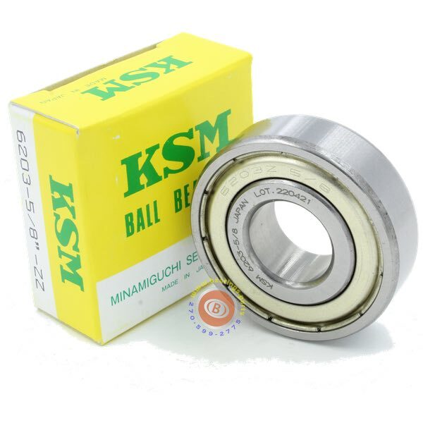5/8 Bore 6203-ZZ-10 Special Size Ball Bearing 5/8’x40x12 Shielded – KSM Japan