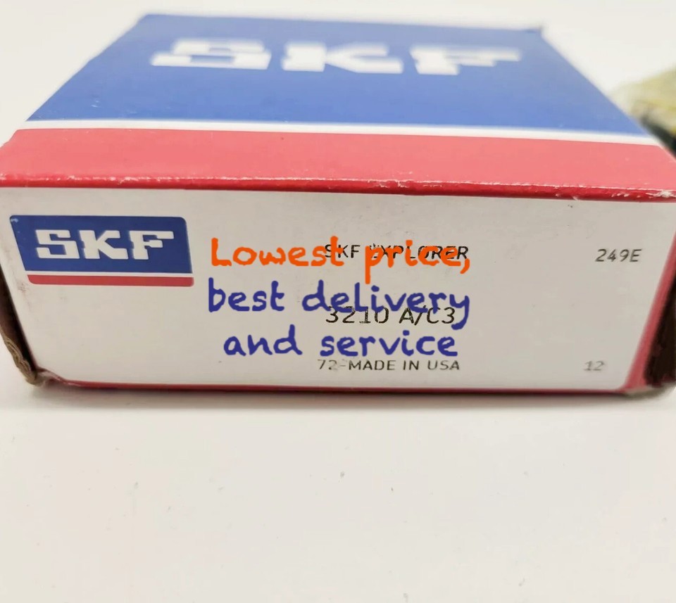 1PC NEW SKF 3210 A/C3 double row angular contact ball bearing Fast shipment