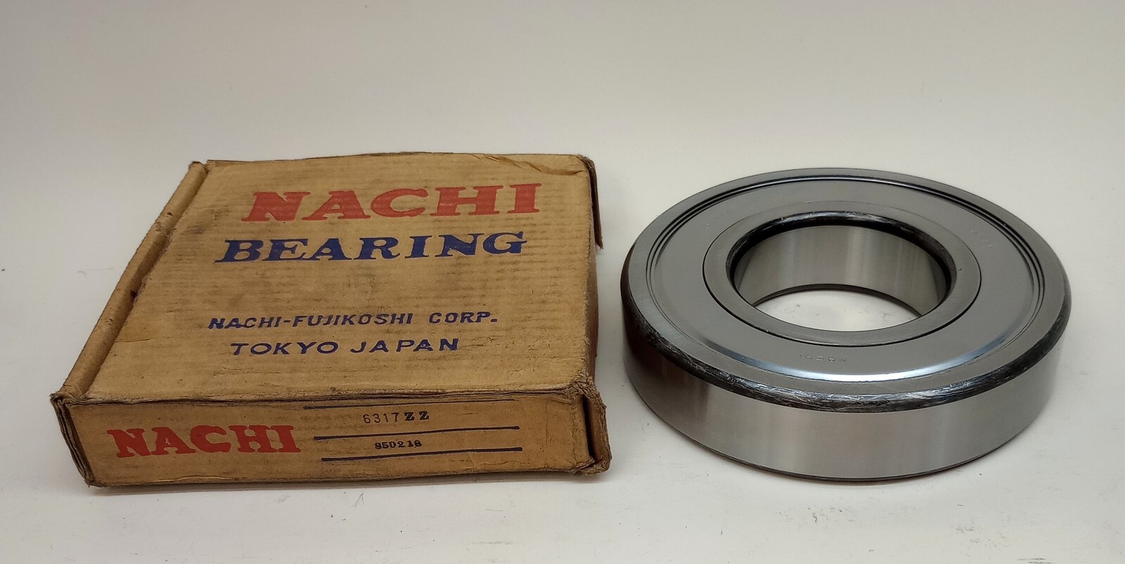 Nachi 6317ZZ Ball Bearing Deep Groove 85mm ID X 180mm OD X 41mm W Shielded