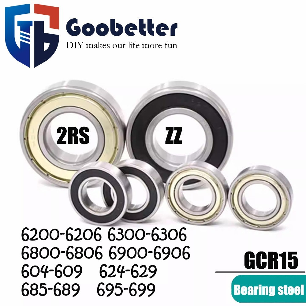 604-699 6200-6206 6300-6906 HCH BALL BEARING RUBBER OR METAL SEALS (2RS/2ZZ)
