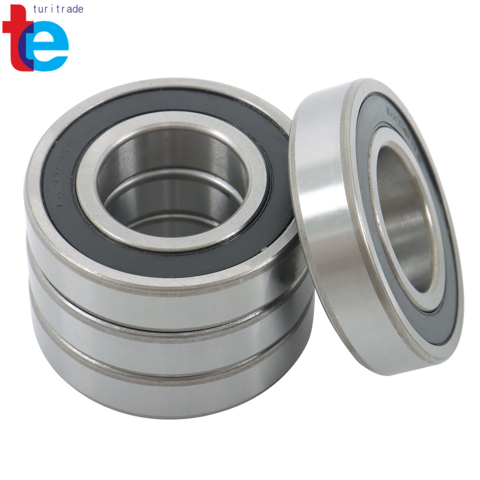 4pcs 6208-2RS Sealed Ball Bearings 40*80*18mm Double Sealed