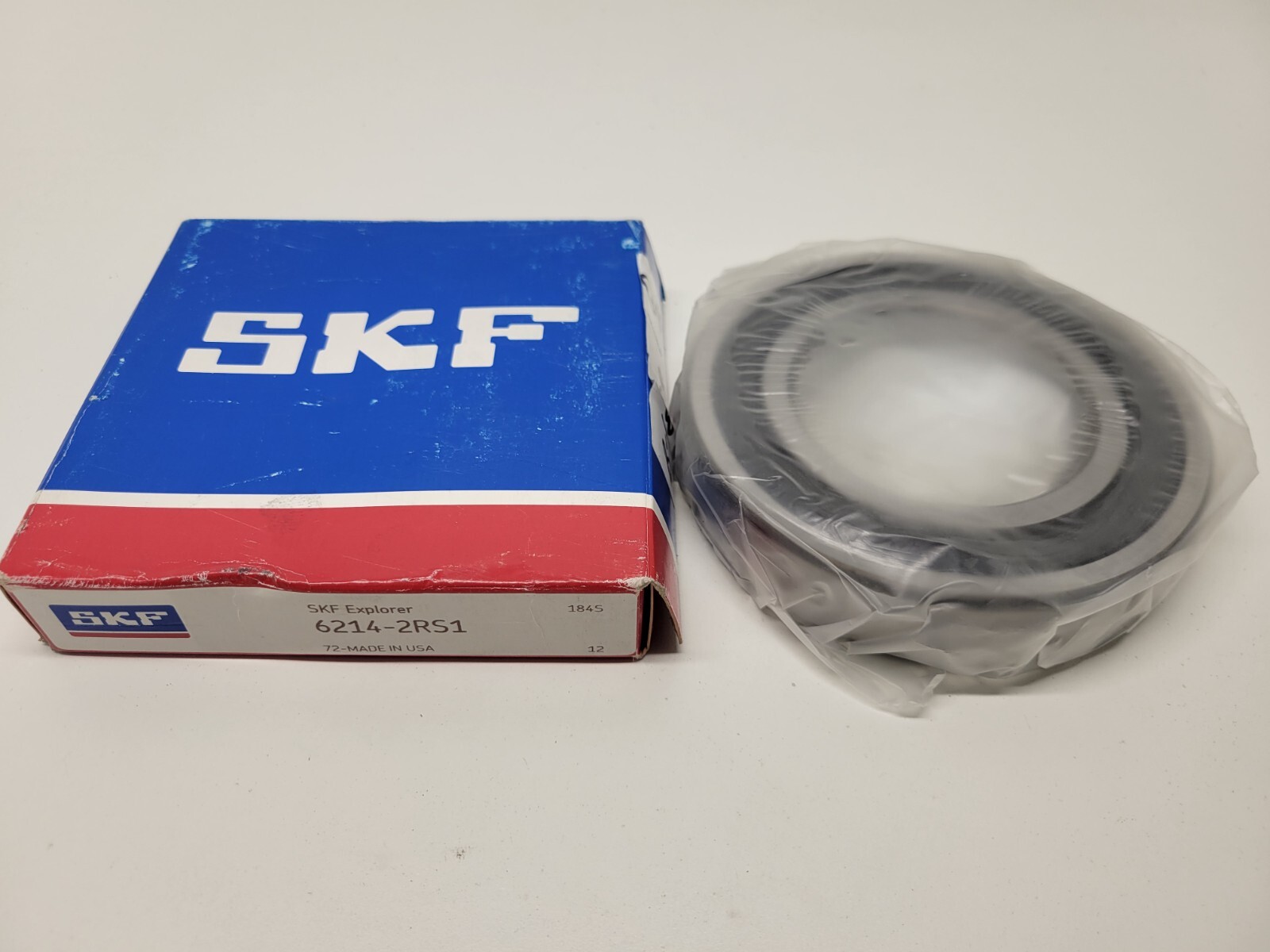 NEW IN BOX! GENUINE SKF DEEP GROOVE BALL BEARING 6214-2RS1
