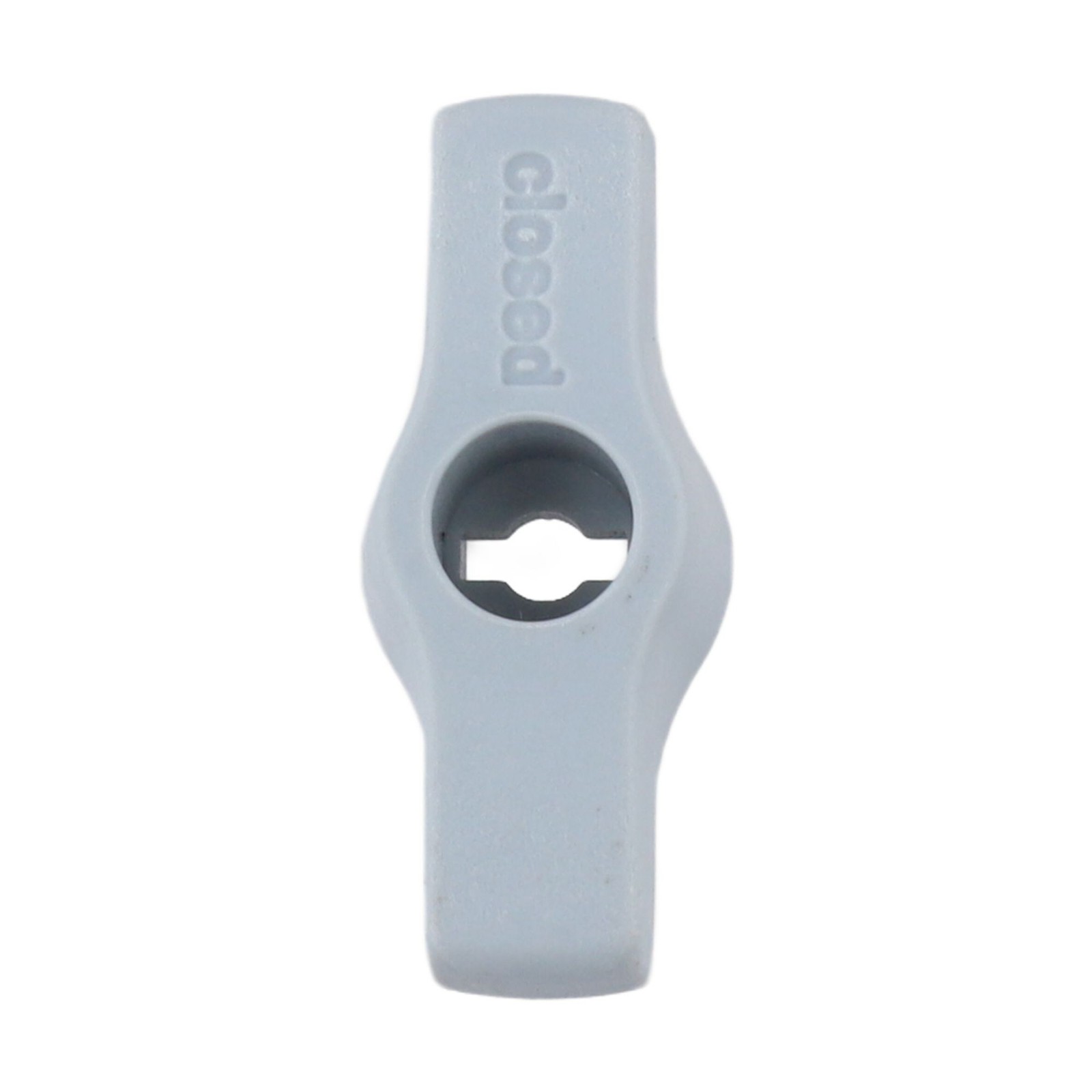 1pc Gray Plastic Square Water Supply Valve Knob for Gas Boiler Applications