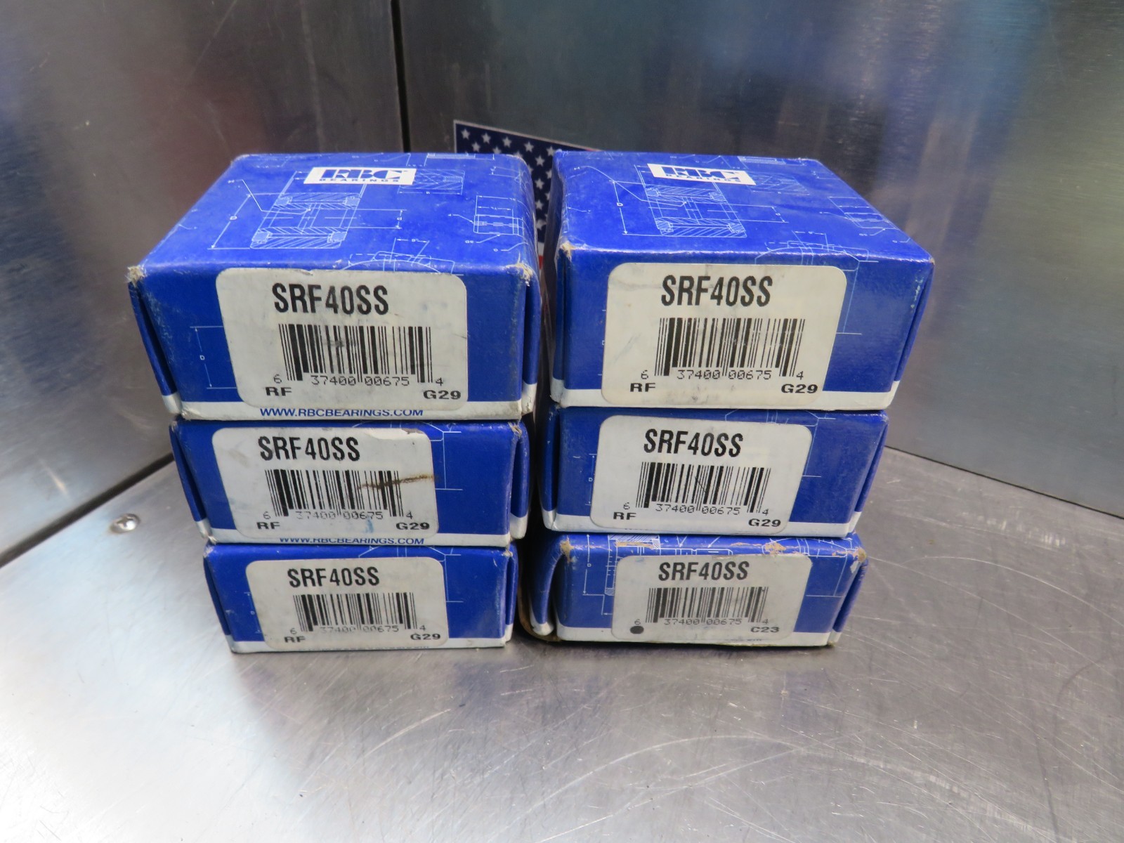 RBC SRF40SS Bearing (Lot of 6)