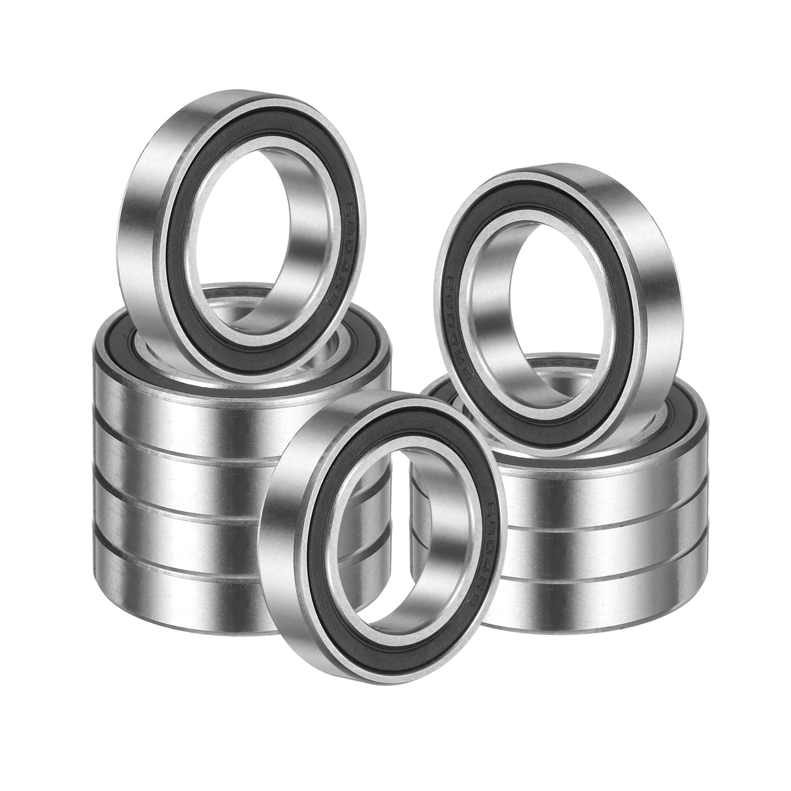 10 Pack 20x32x7mm 6804 2RS Deep Groove Ball Bearings Chrome Steel Double Shield